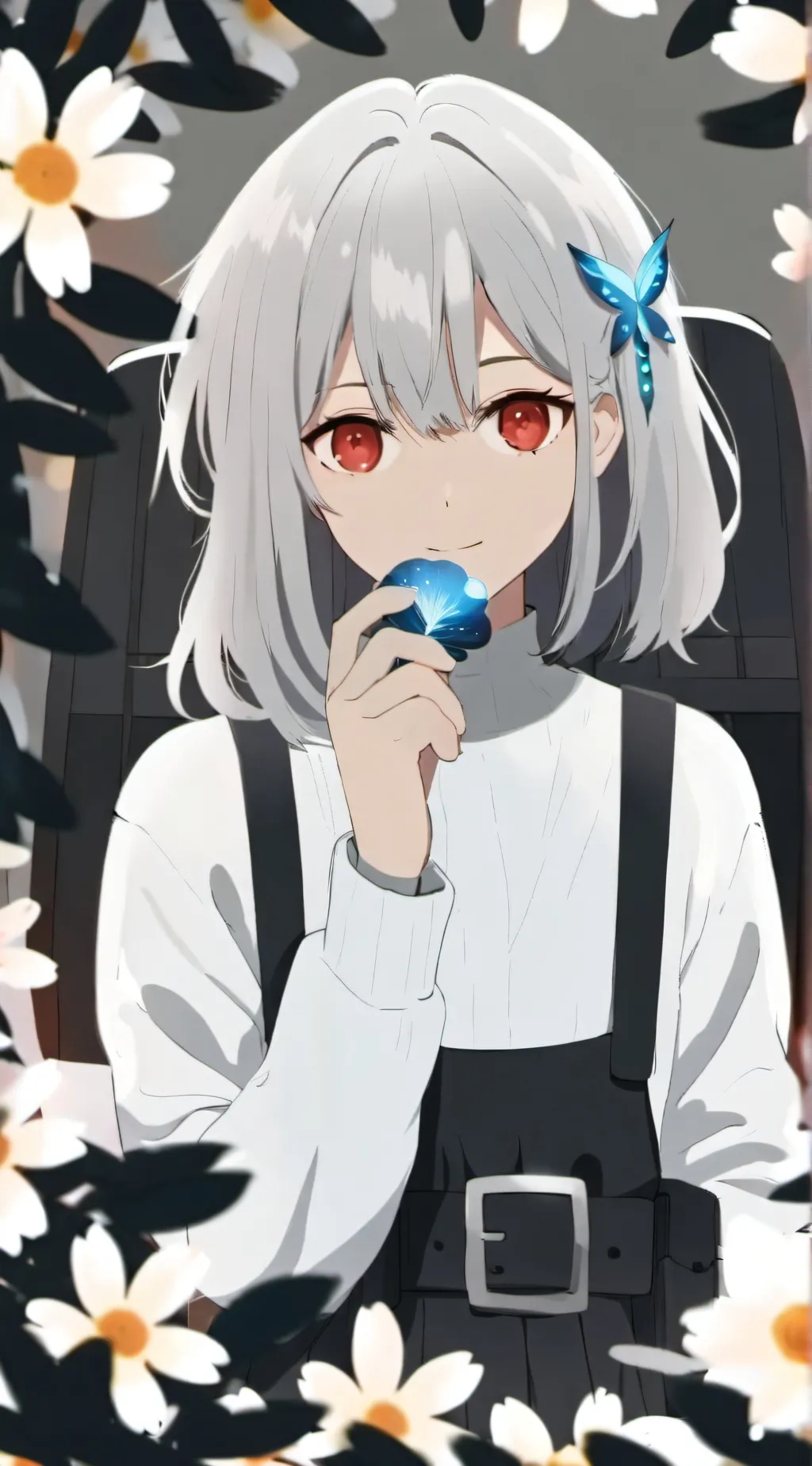 ai character: Crystal background