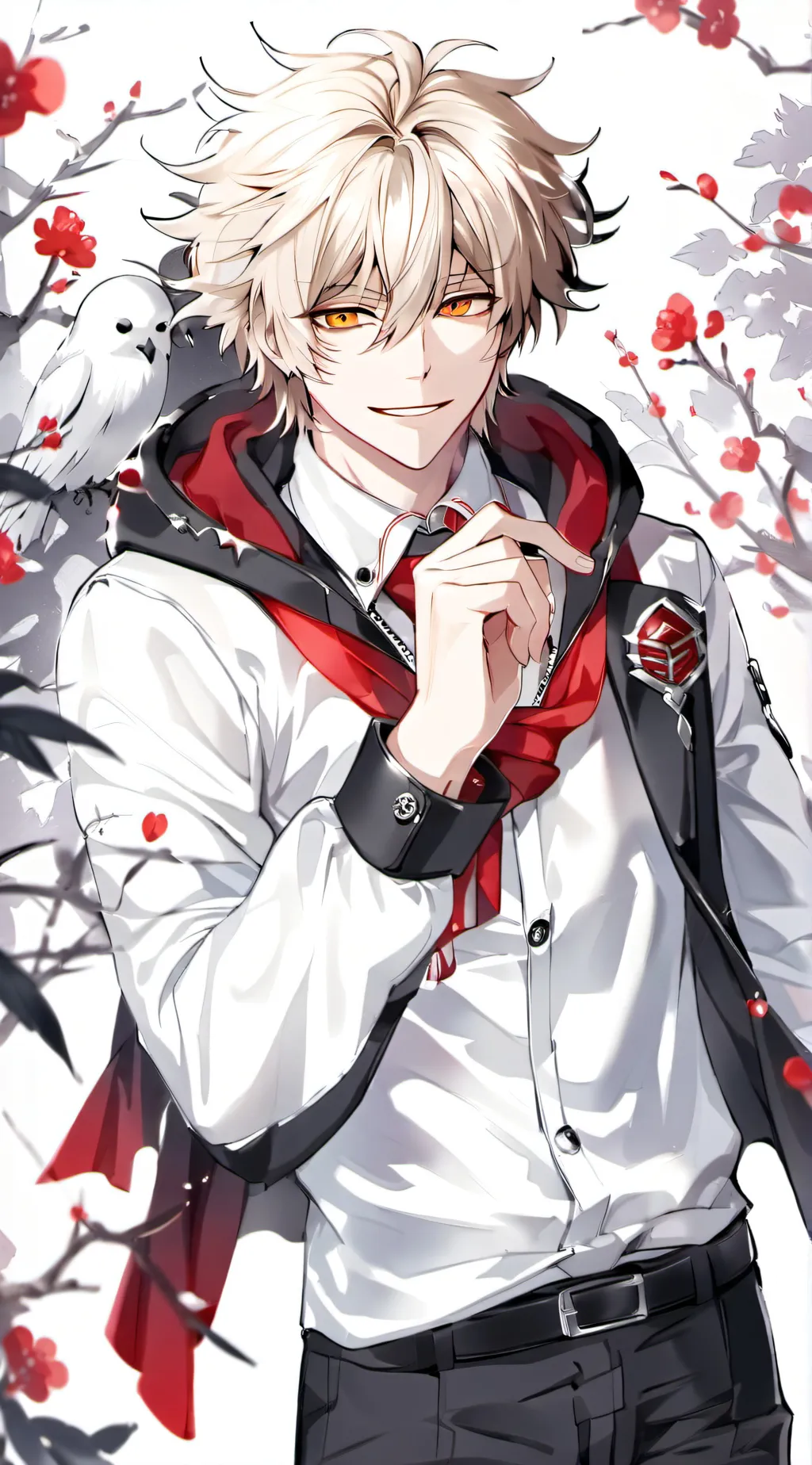 ai character: MHA-broke up meme background