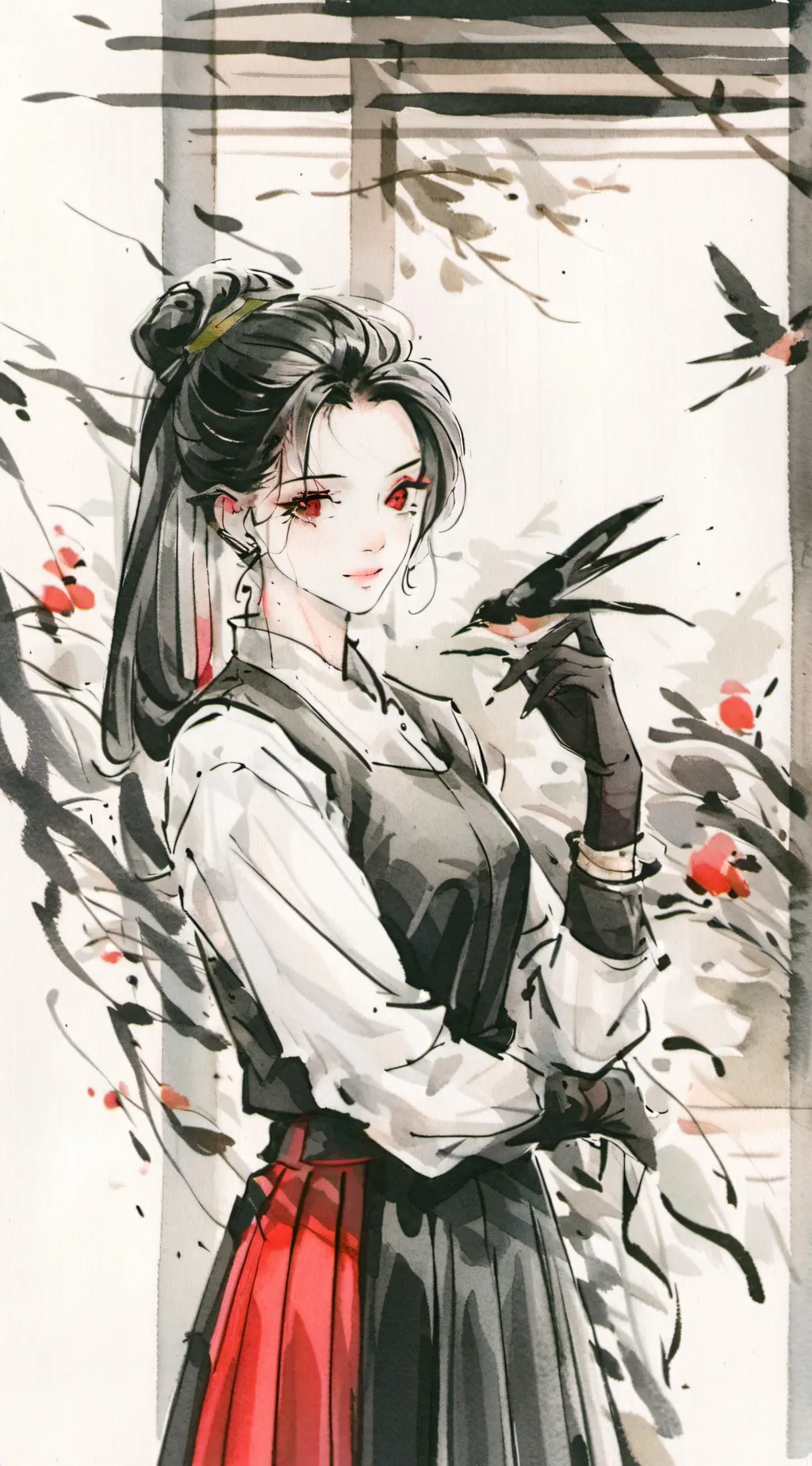 ai character: luna background