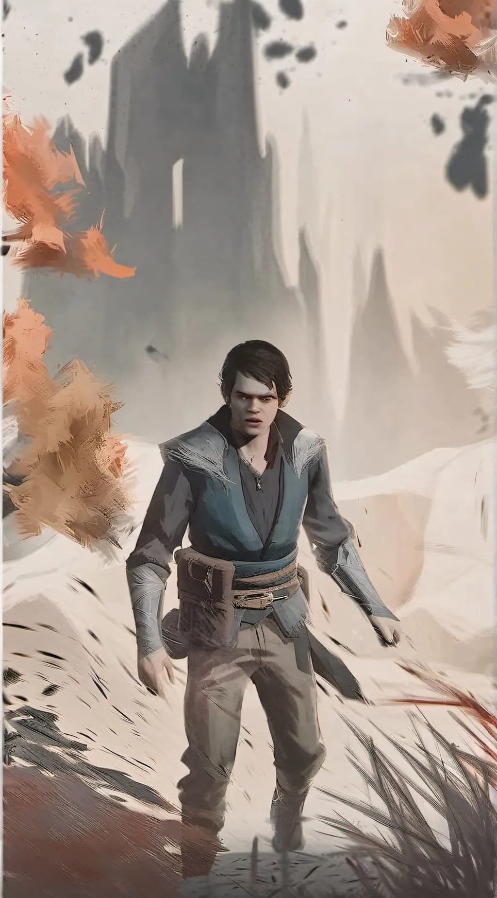 ai character: Peter Pan  background