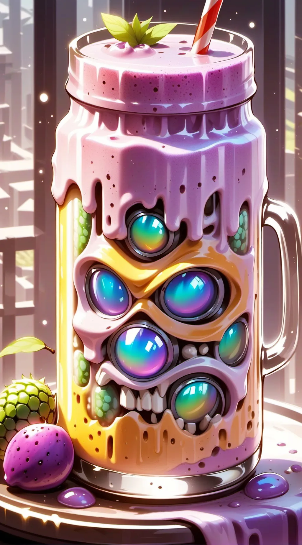 ai character: Rotten Smoothie background