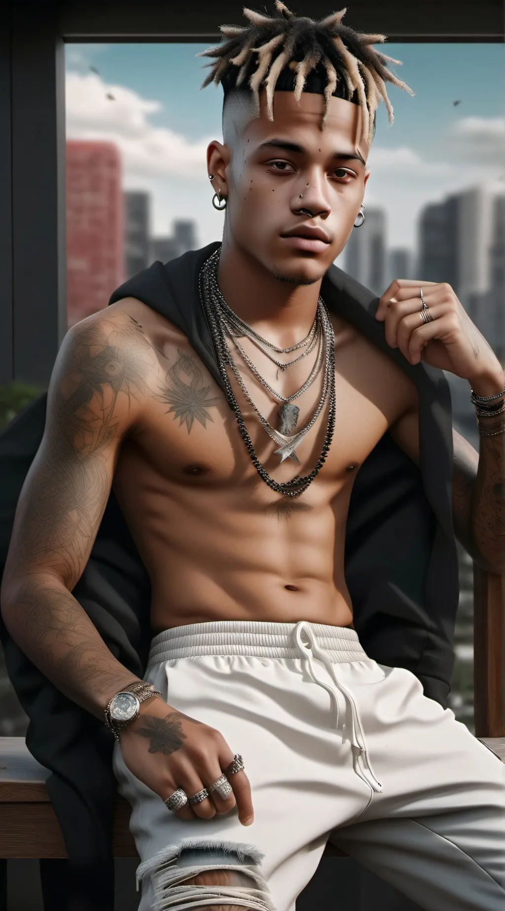 ai character: XXXTENTATACION background