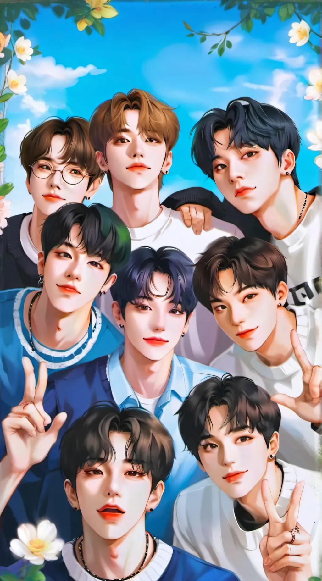 ai character: SKZ: cheater background