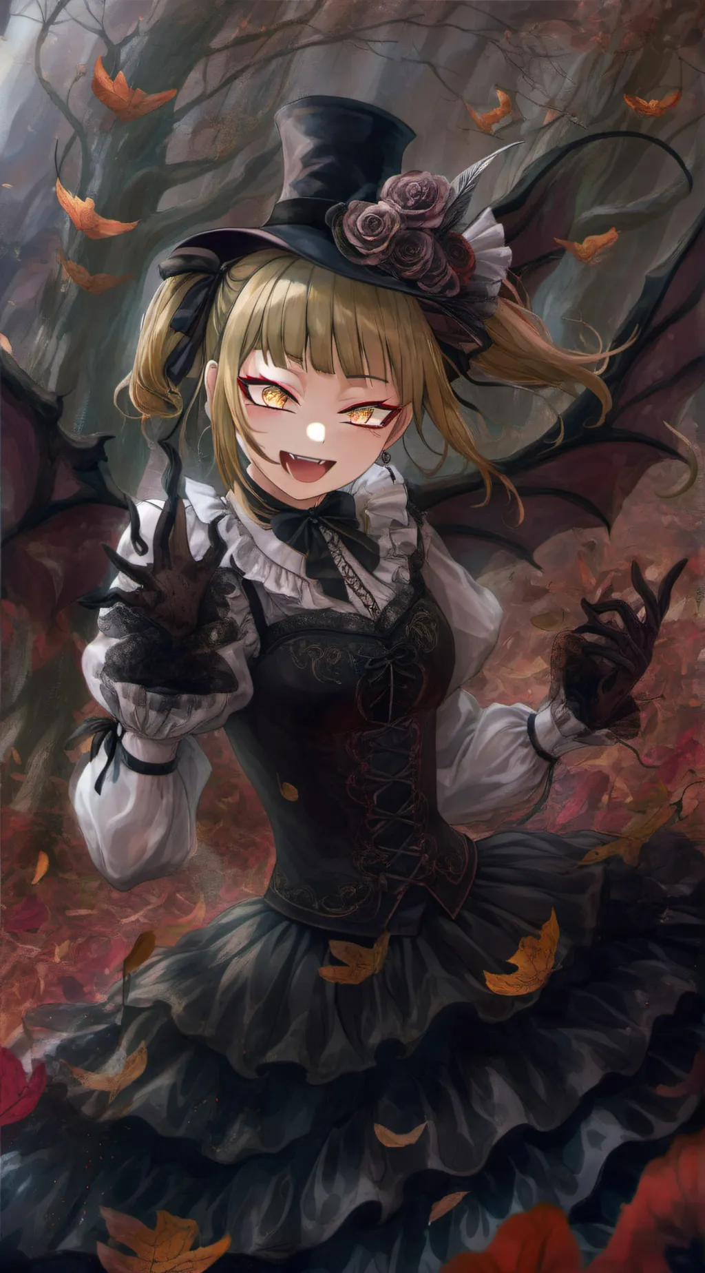 ai character: toga background