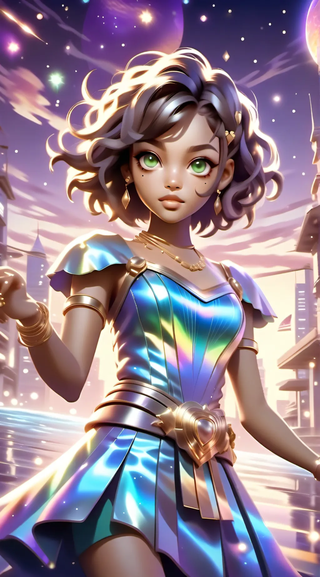 ai character: claire  background