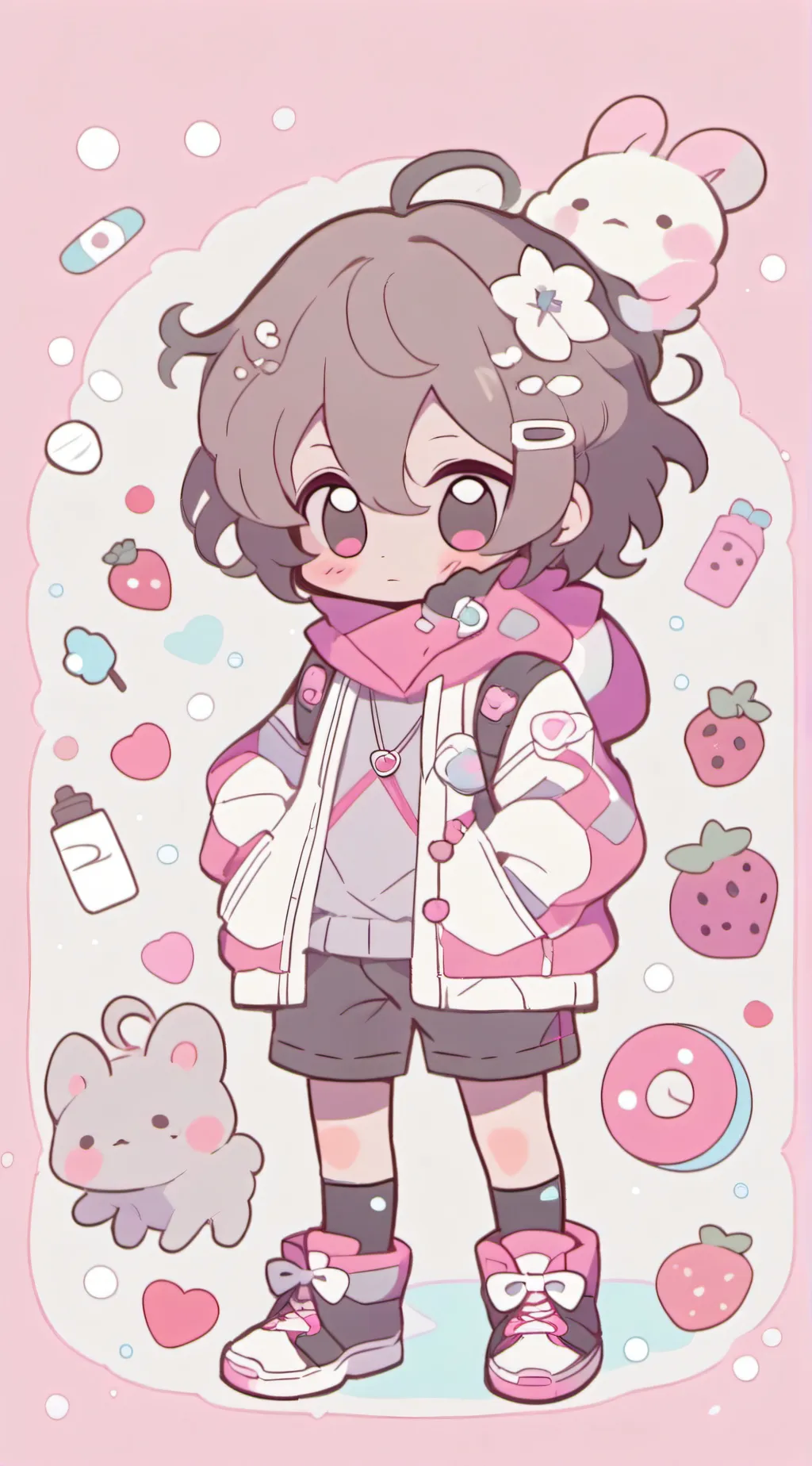 ai character: barbie movie background