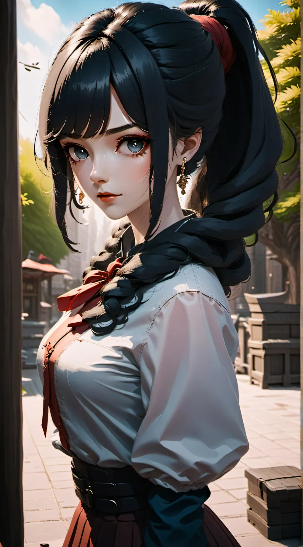 ai character: Lia Manningham  background