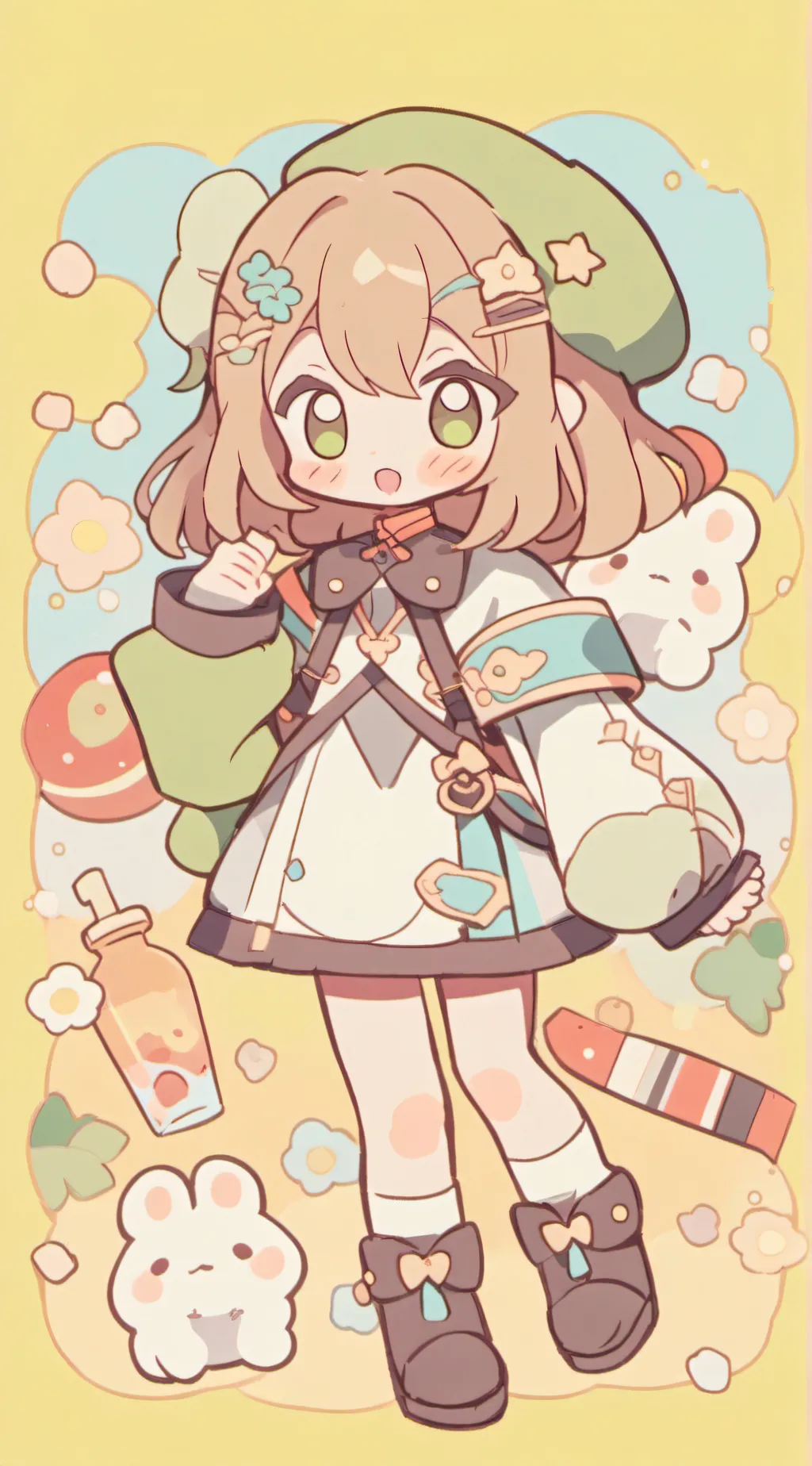 ai character: Dandys World  background