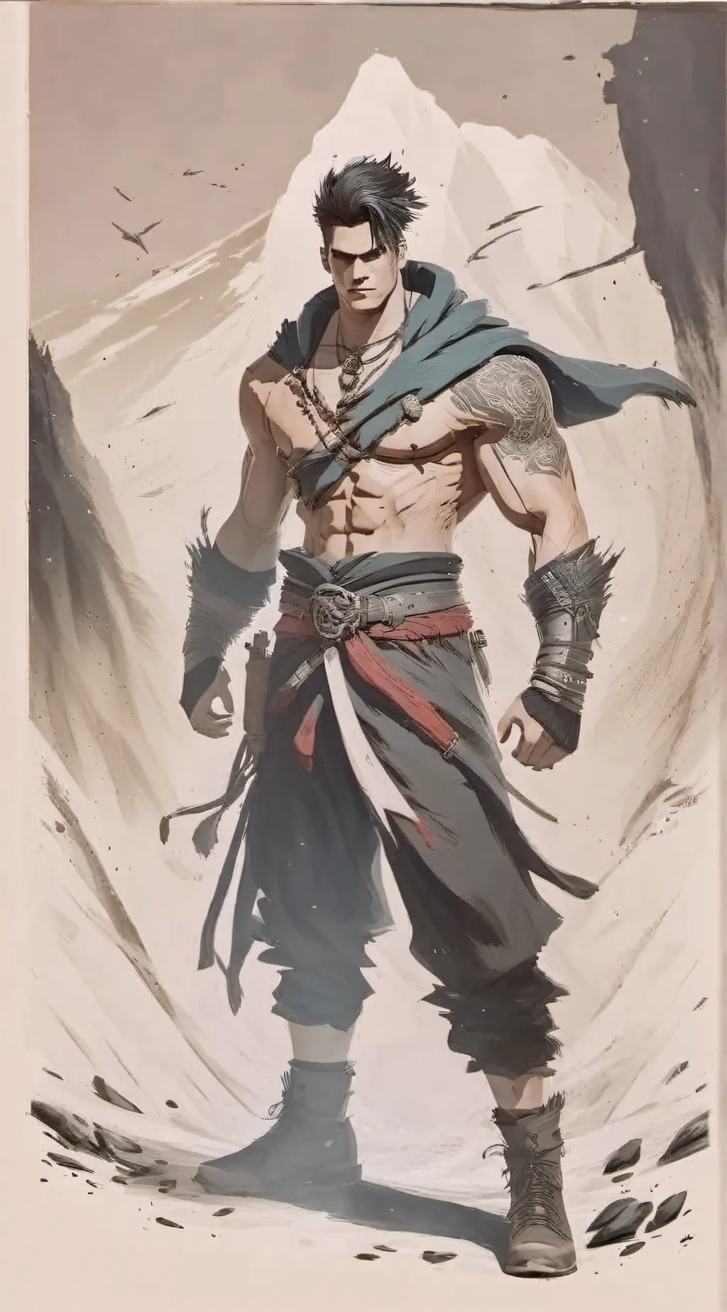 ai character: 元気ウサッチ background