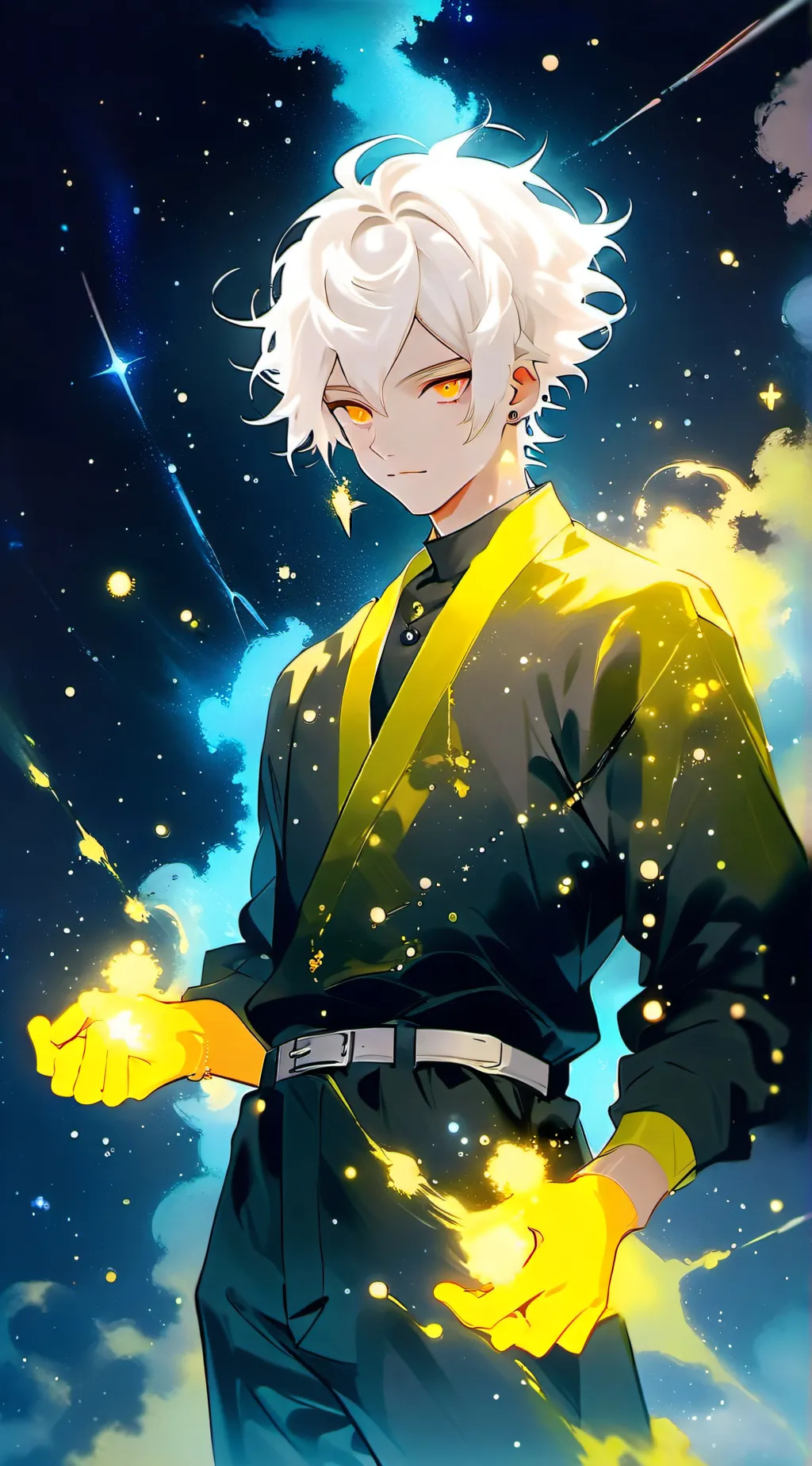 ai character: Sun  background