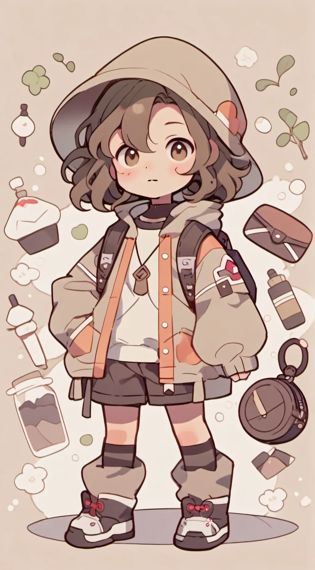 ai character: mha+not your show background