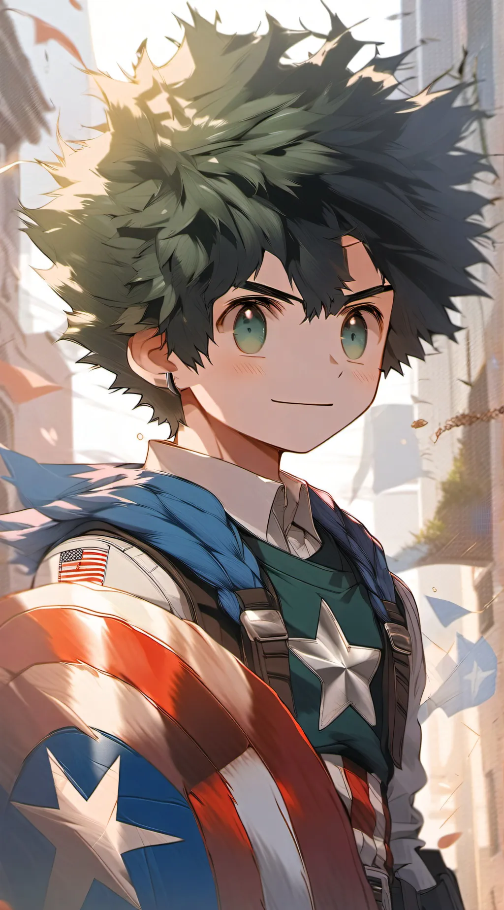 ai character: deku background