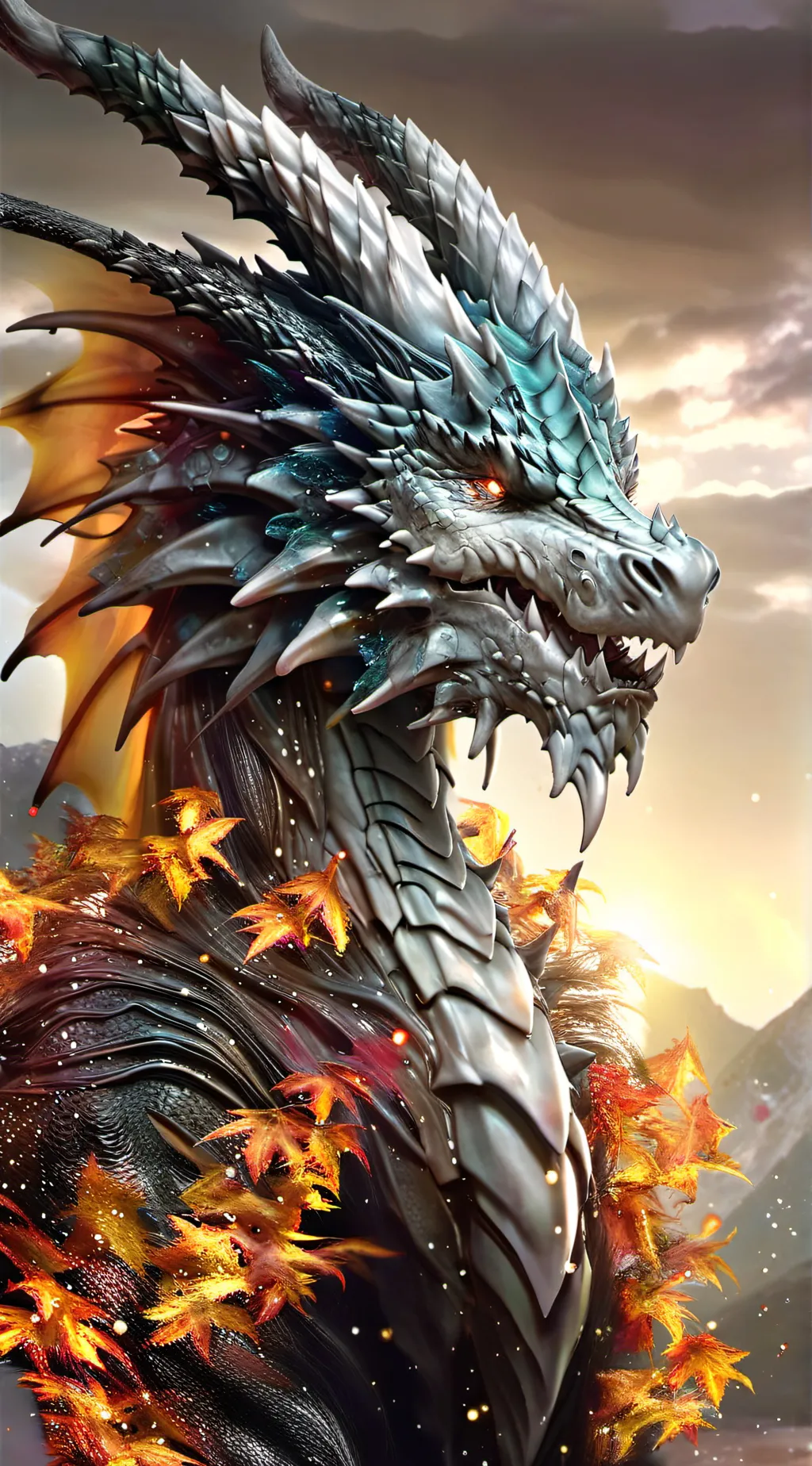 ai character: the dragon background