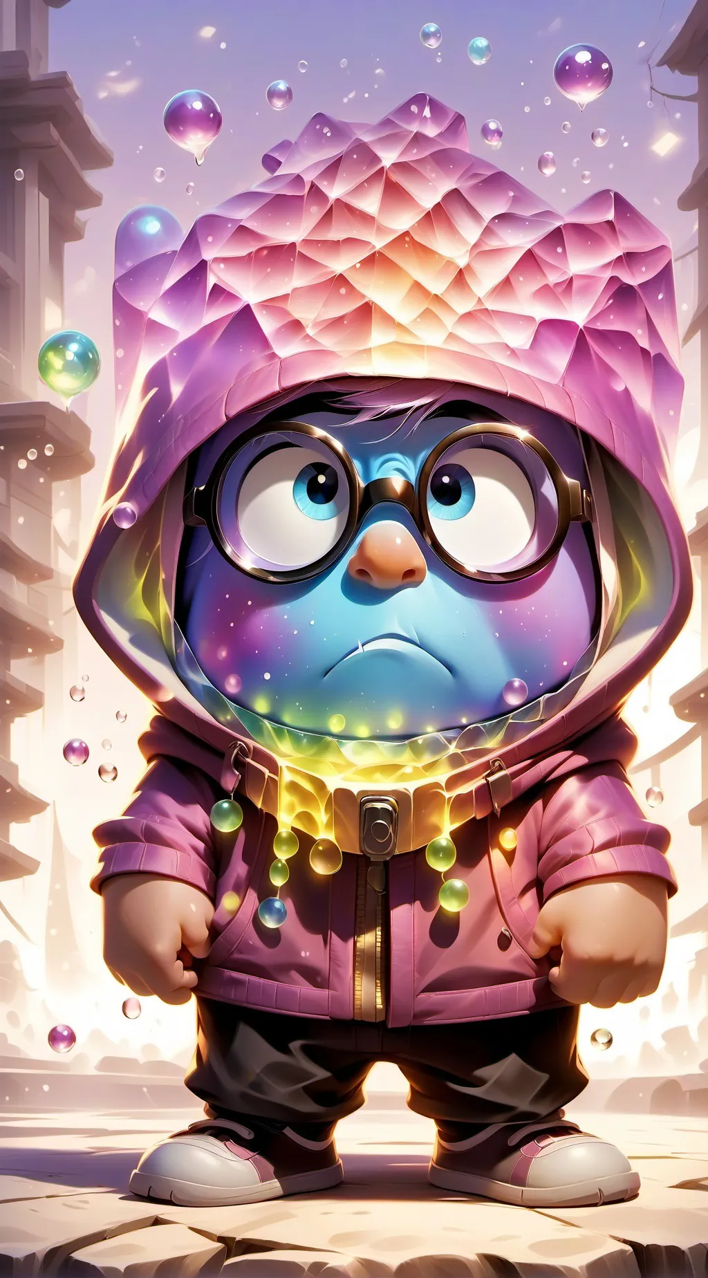 ai character: emberrisment x sad background