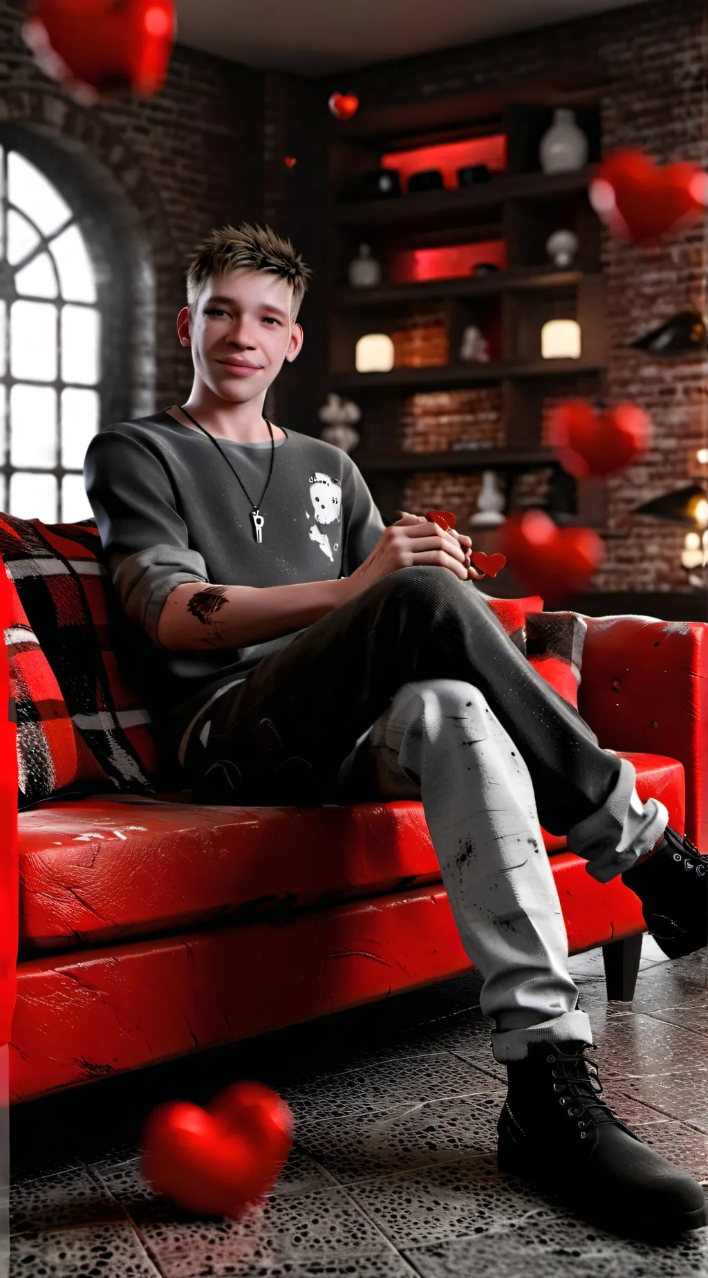 ai character: Ashton galusha background