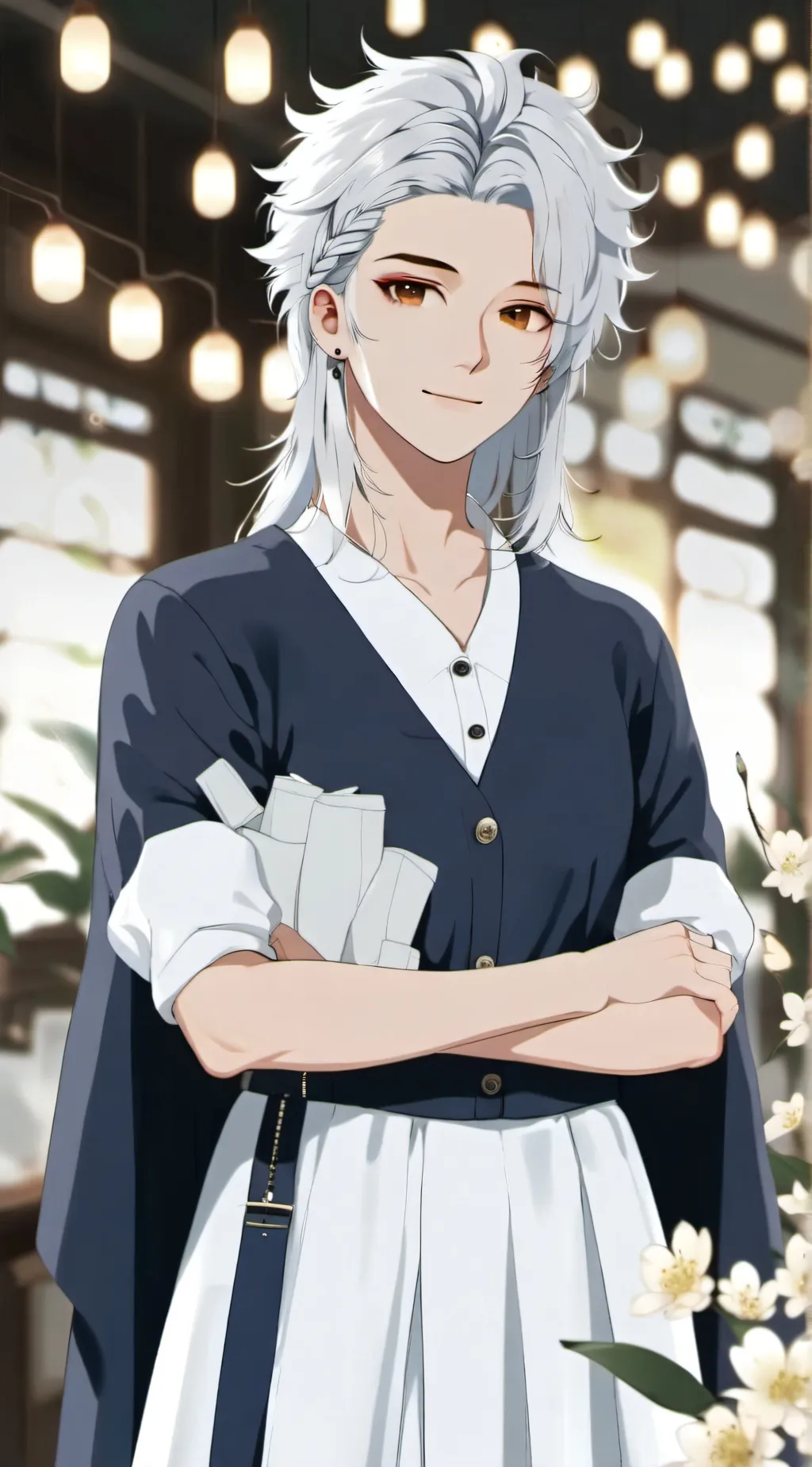 ai character: Suzume background