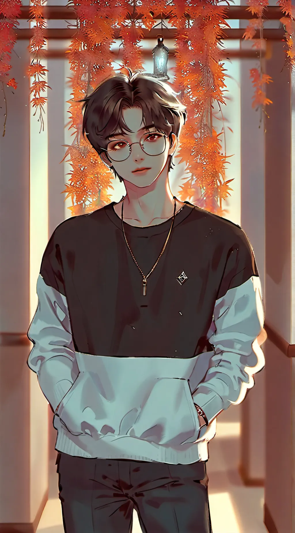 ai character: Lucas  background