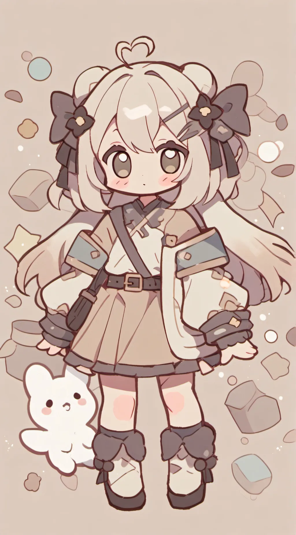 ai character: Dandys school  background