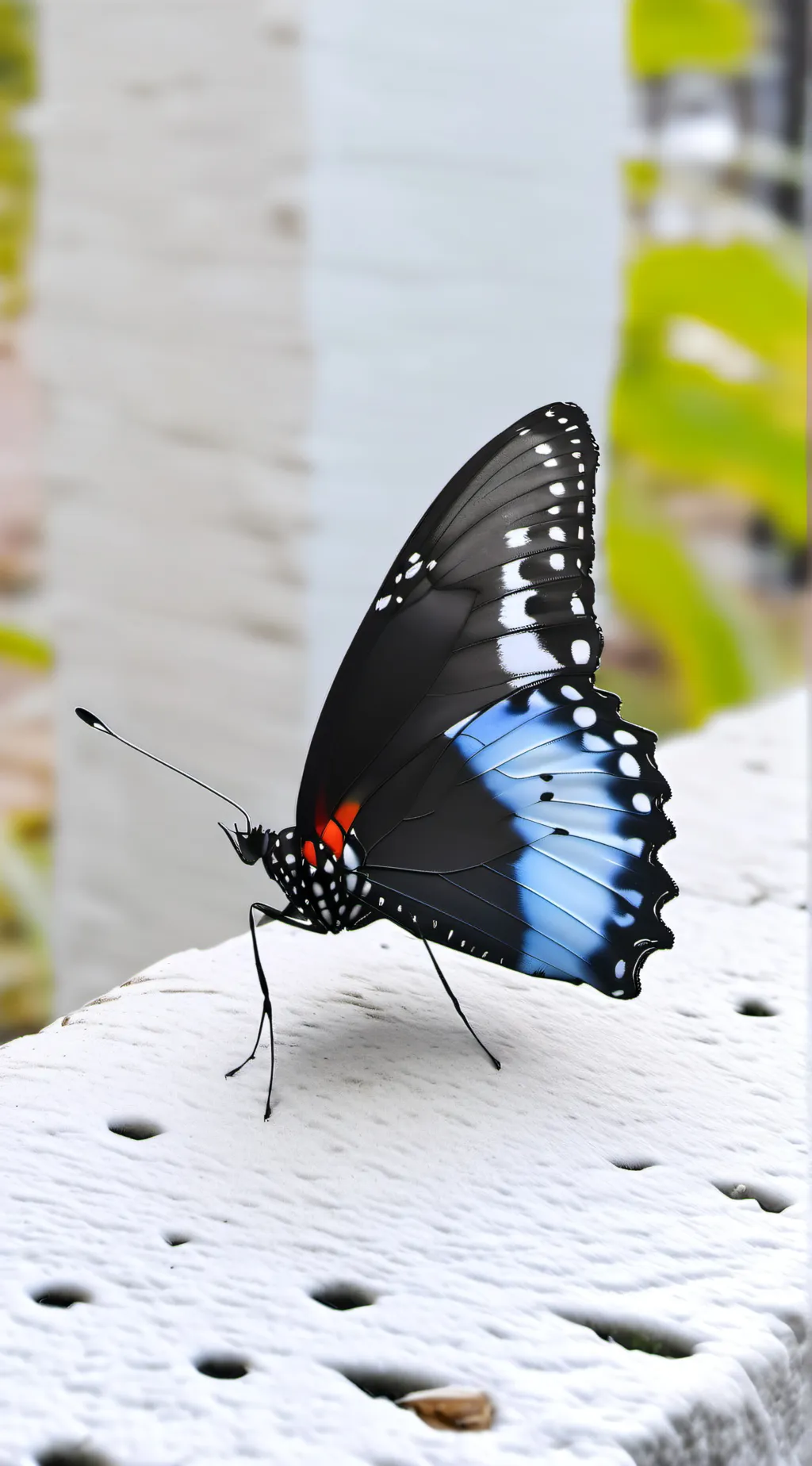 ai character: butterfly background