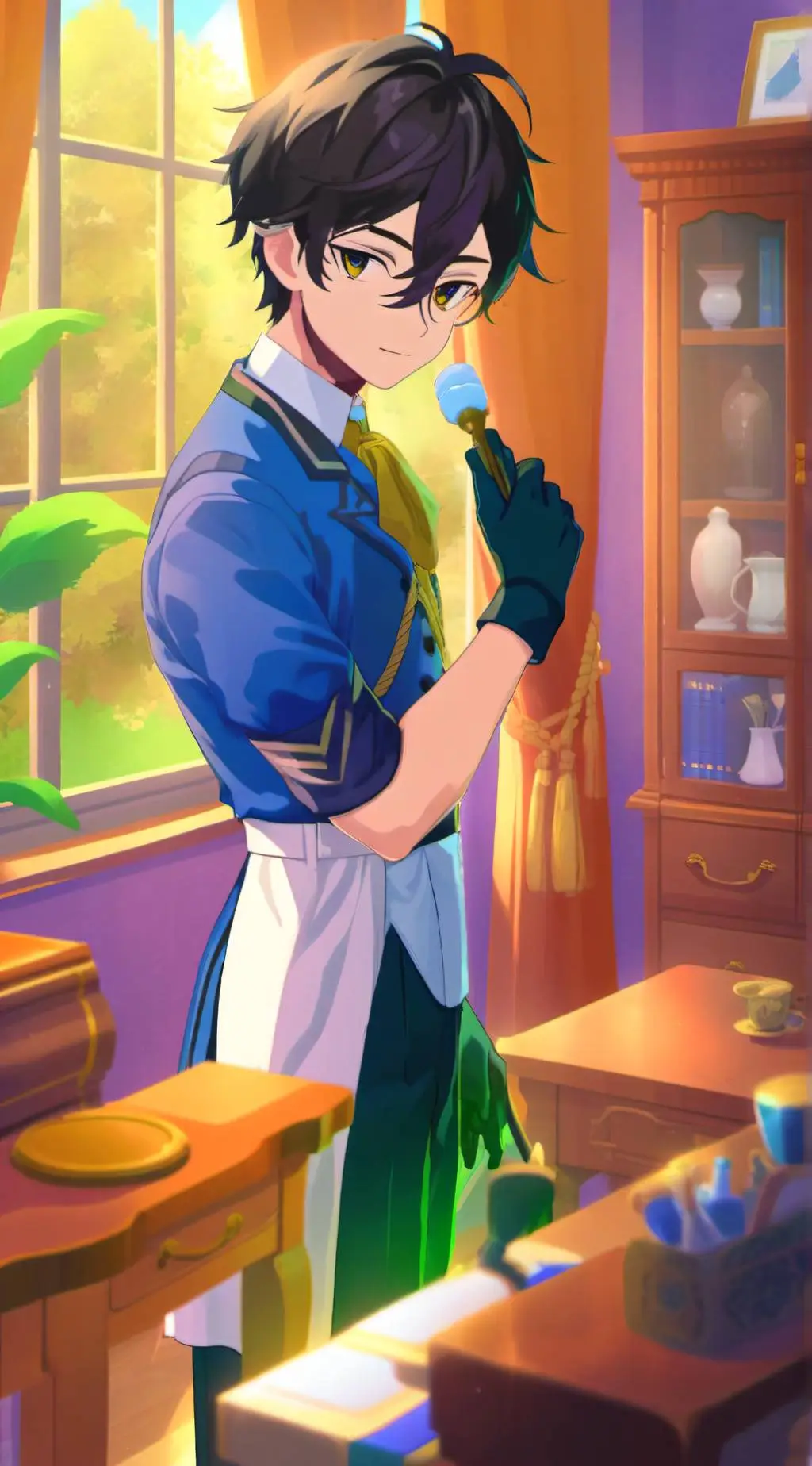 ai character: Tad background