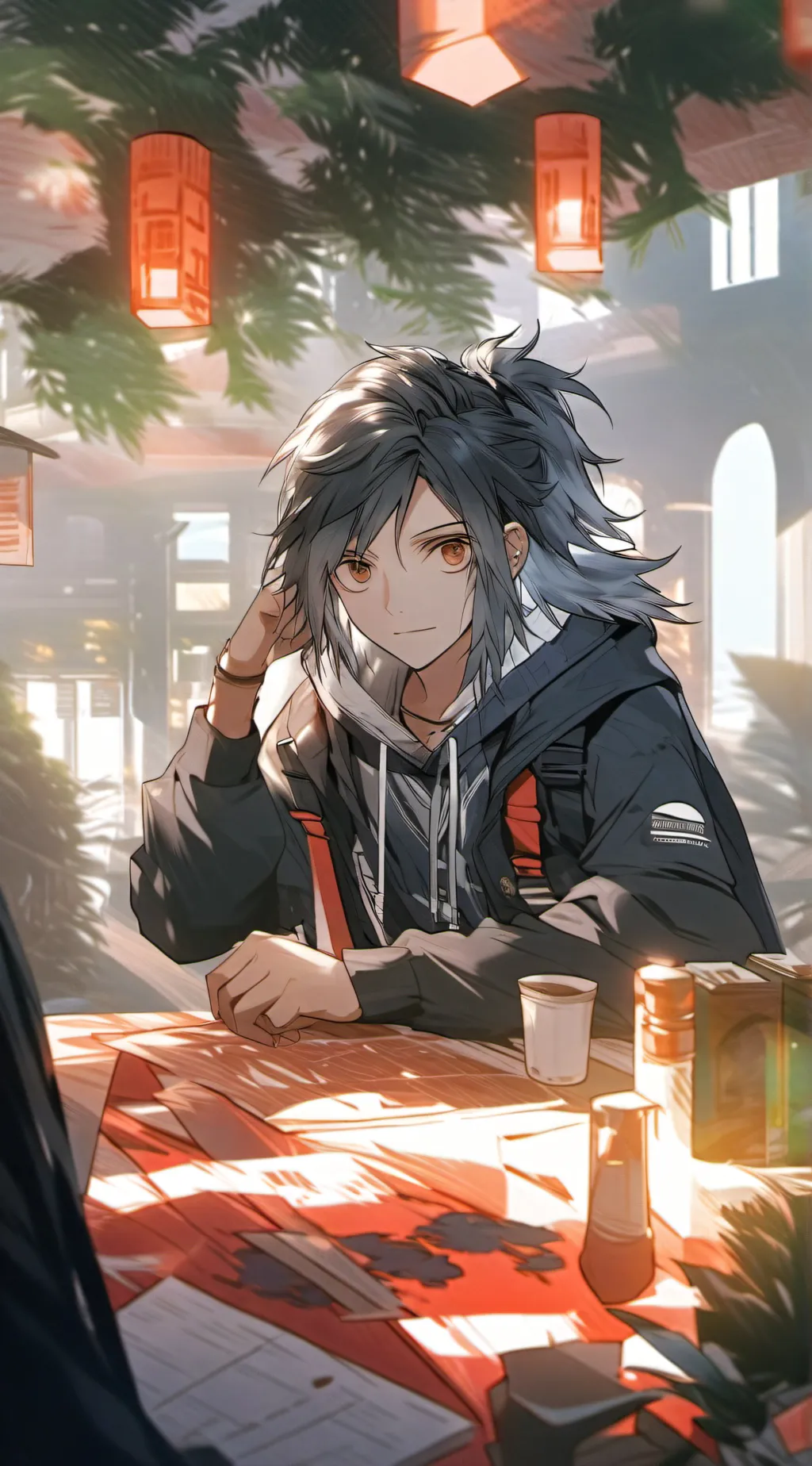 ai character: Aftons X Hp background