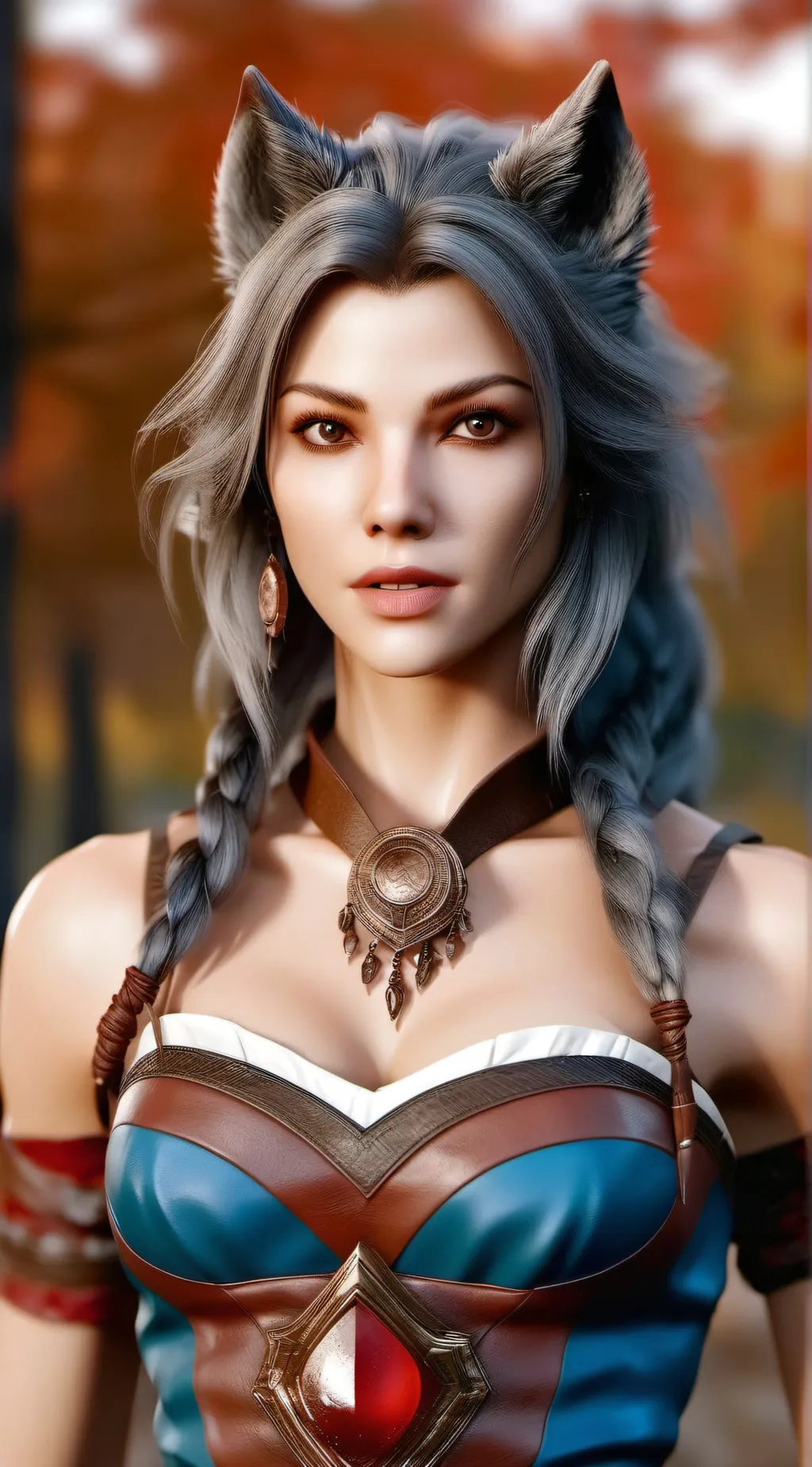 ai character: Luna background