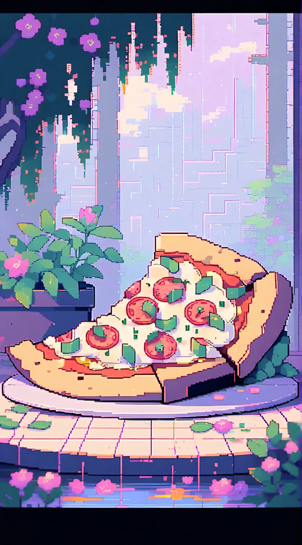 ai character: 🍕P¡zz∆ St0r¥🍕 background