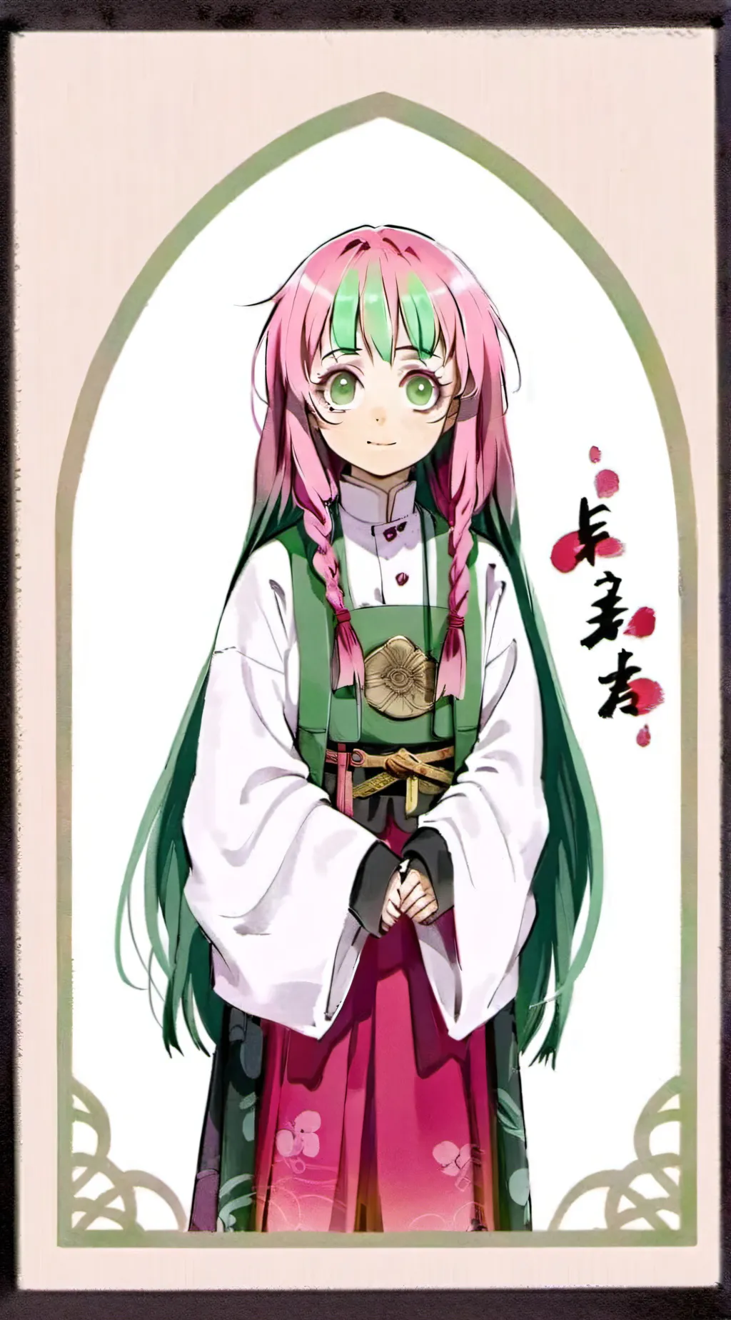 ai character: Mitsuri Kanroji background