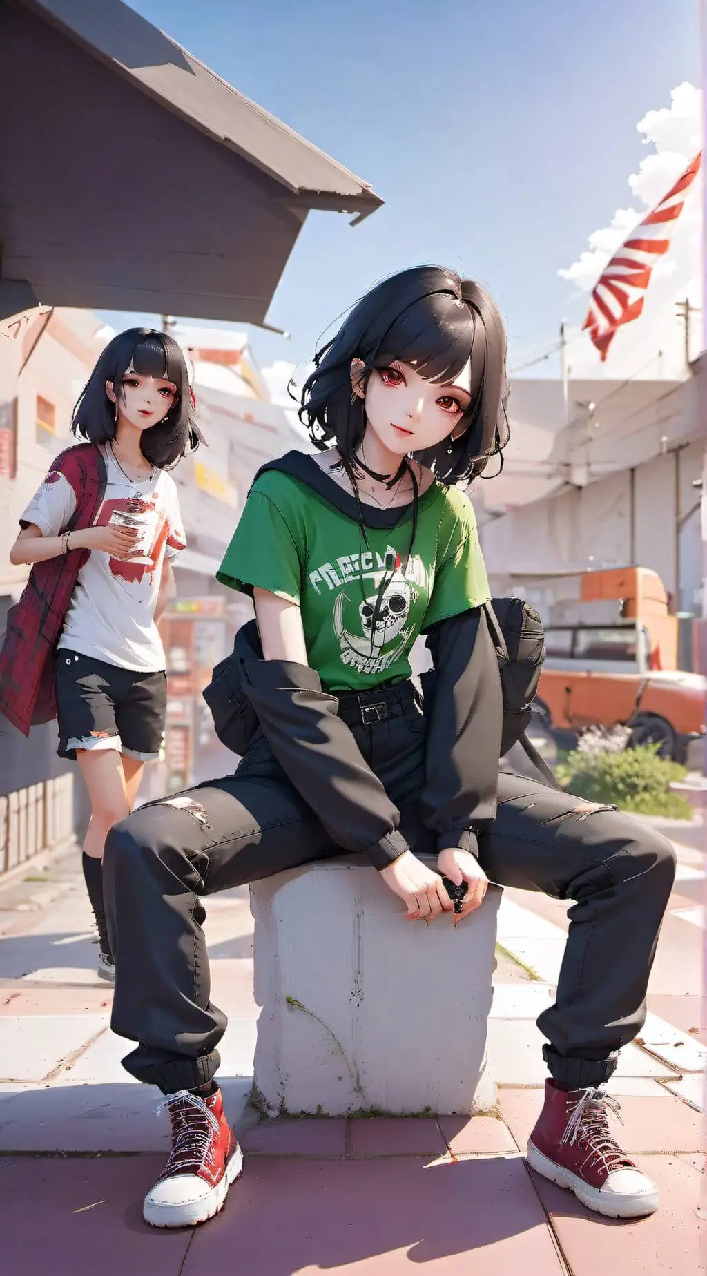 ai character: Mackenzie  background