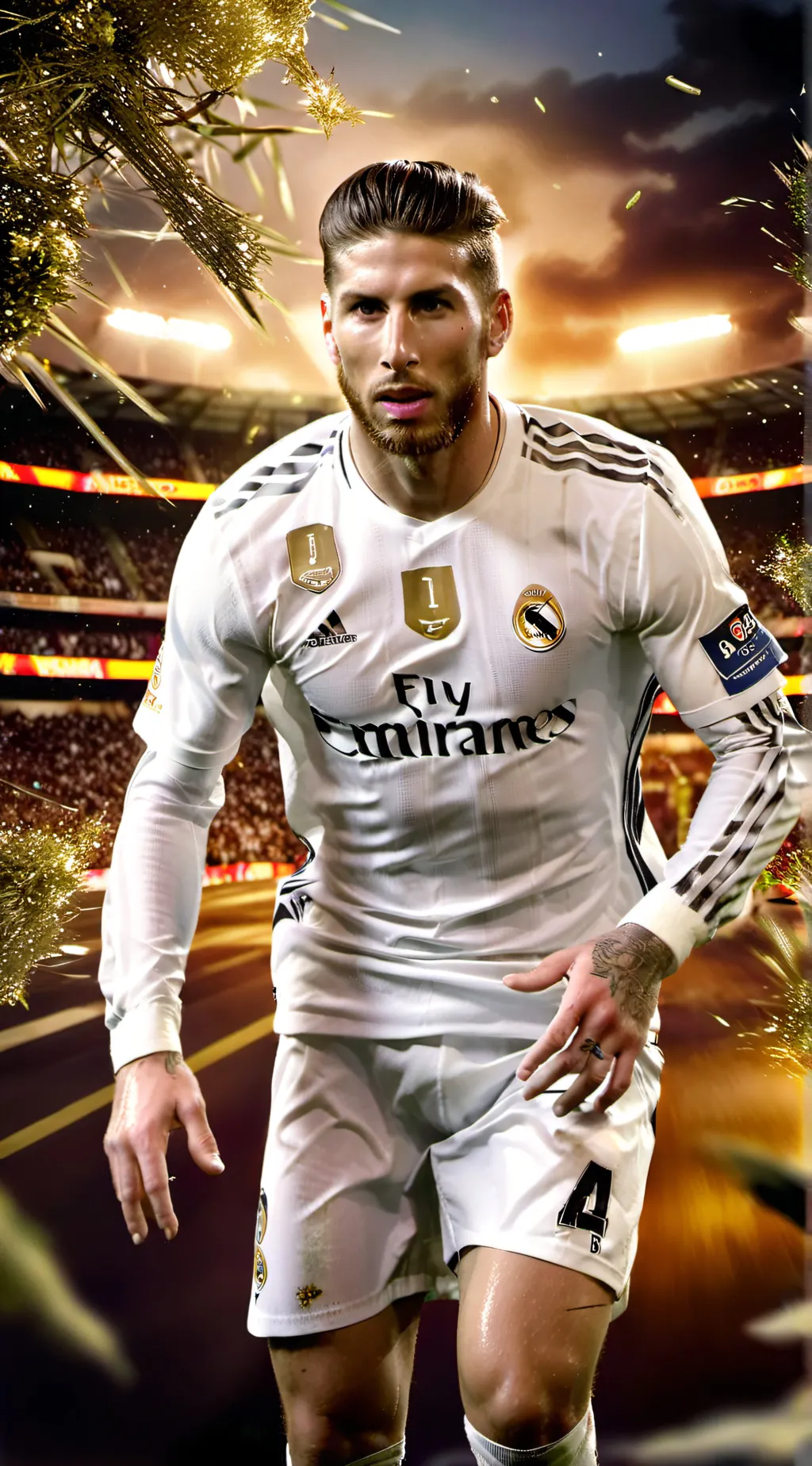 ai character: sergio ramos  background