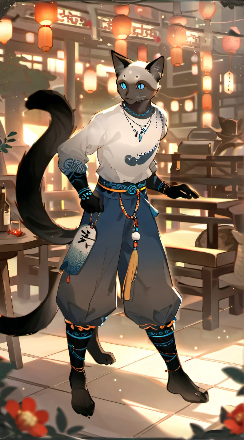 ai character: talking tom background