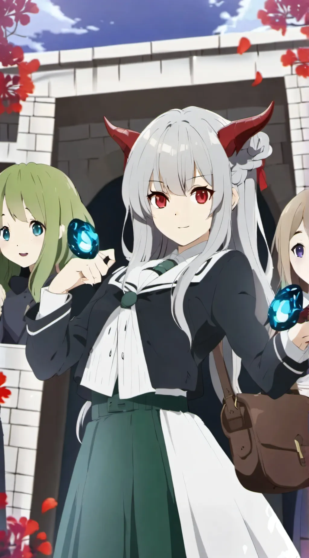 ai character: Monster Girls High background