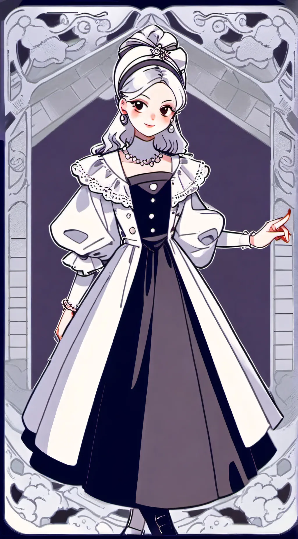 ai character: Fpe but genderbend background