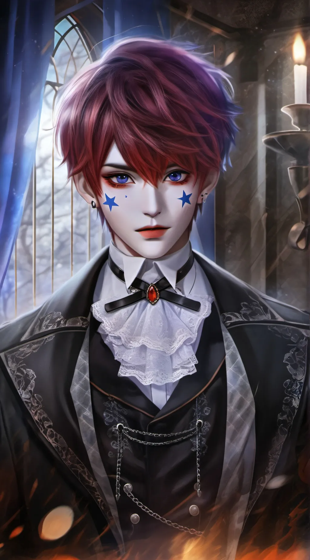 ai character: ♡Asher♡ background