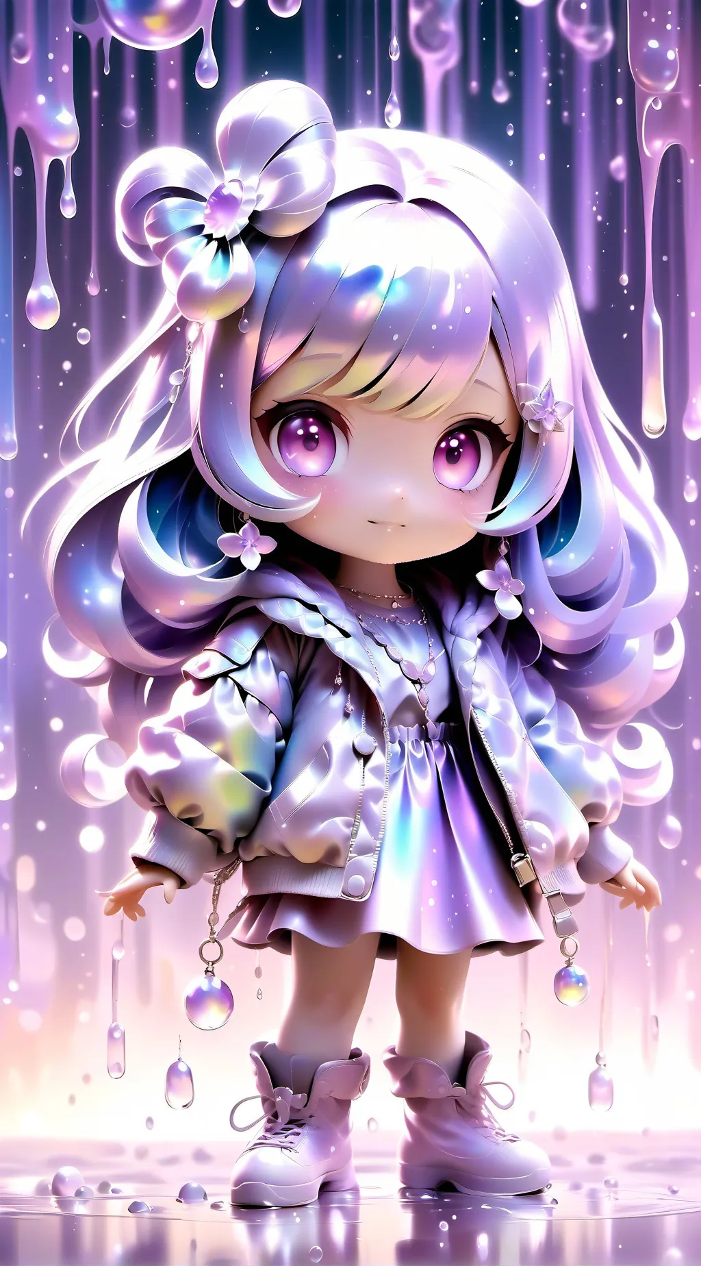 ai character: Finish the lyric!  background