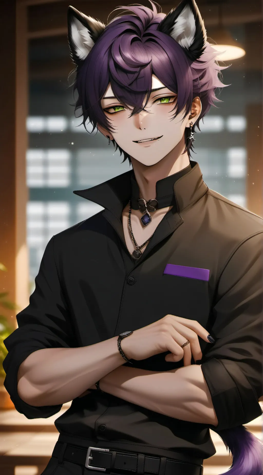 ai character: Max background