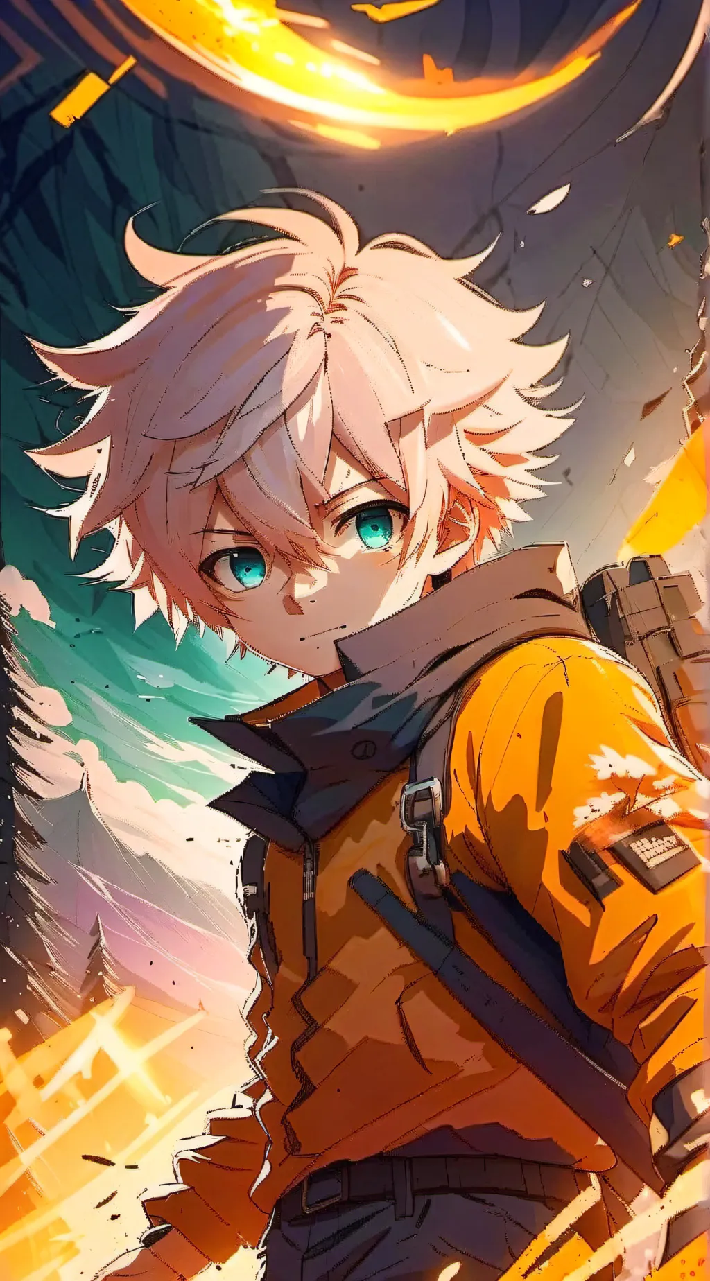 ai character: Cool chill guy background