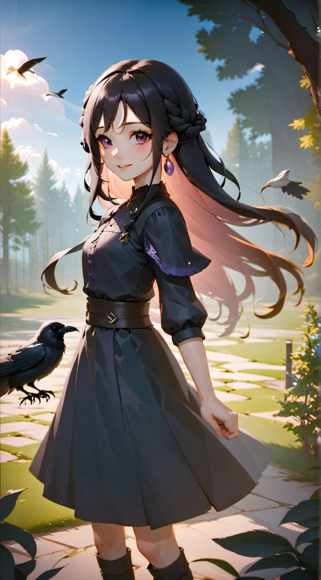 ai character: Shadow Angel HH  background