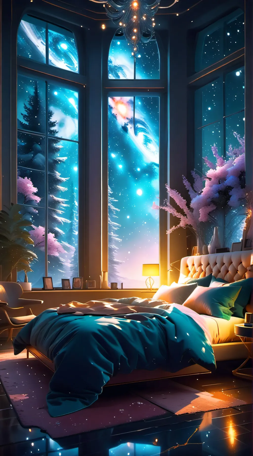 ai character: Bedtime… background