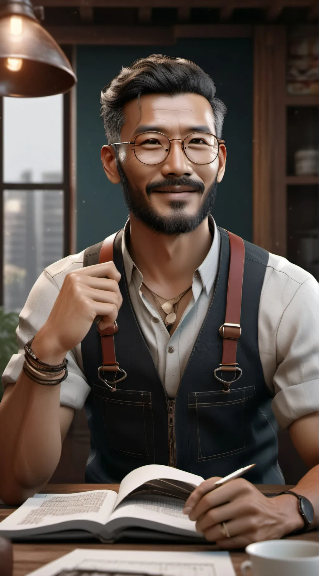 ai character: LOV background