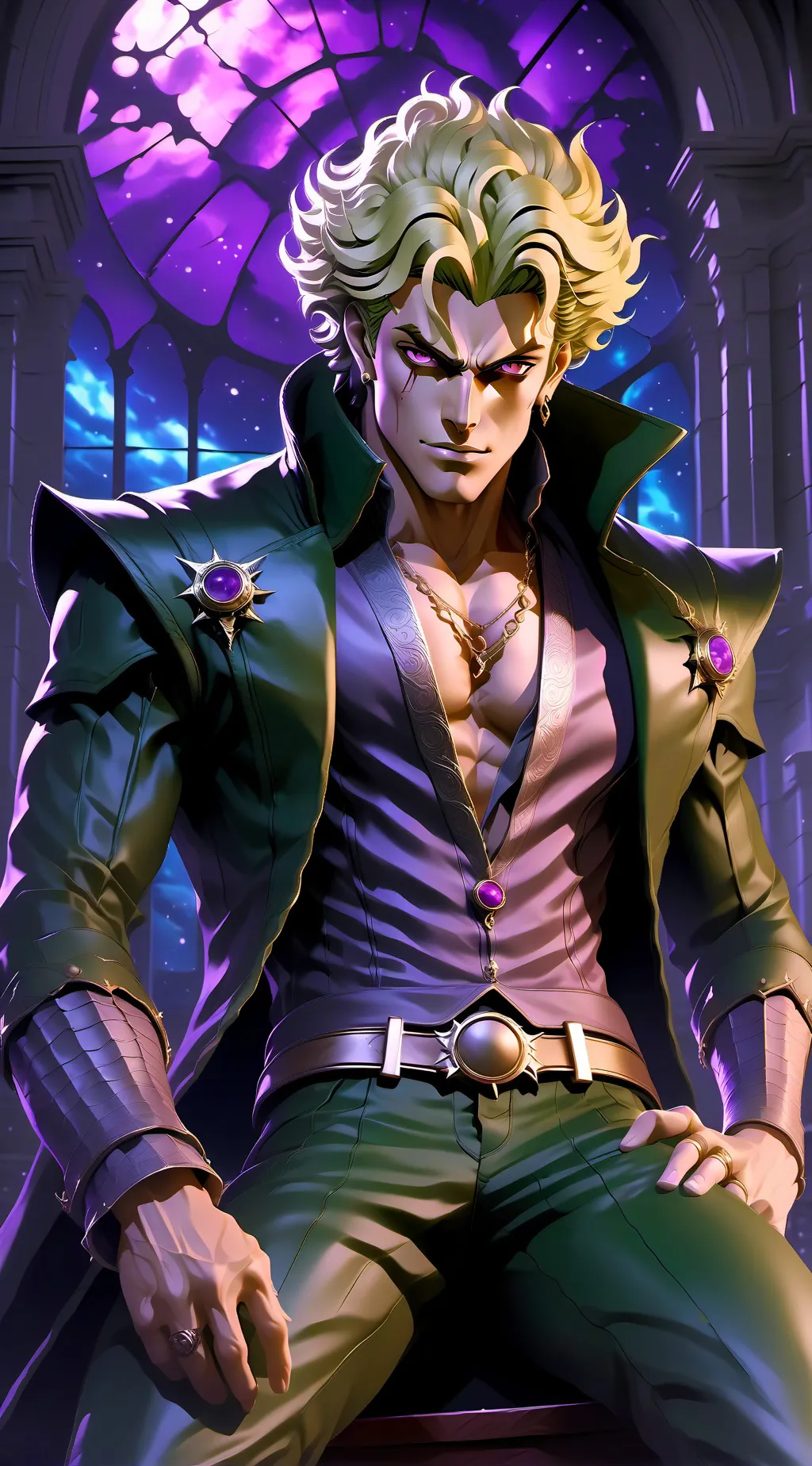 ai character: Dio Brando background