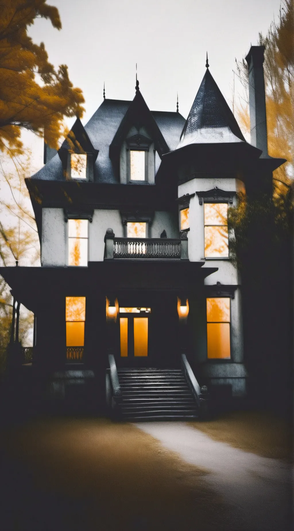 ai character: Haunted House RP background