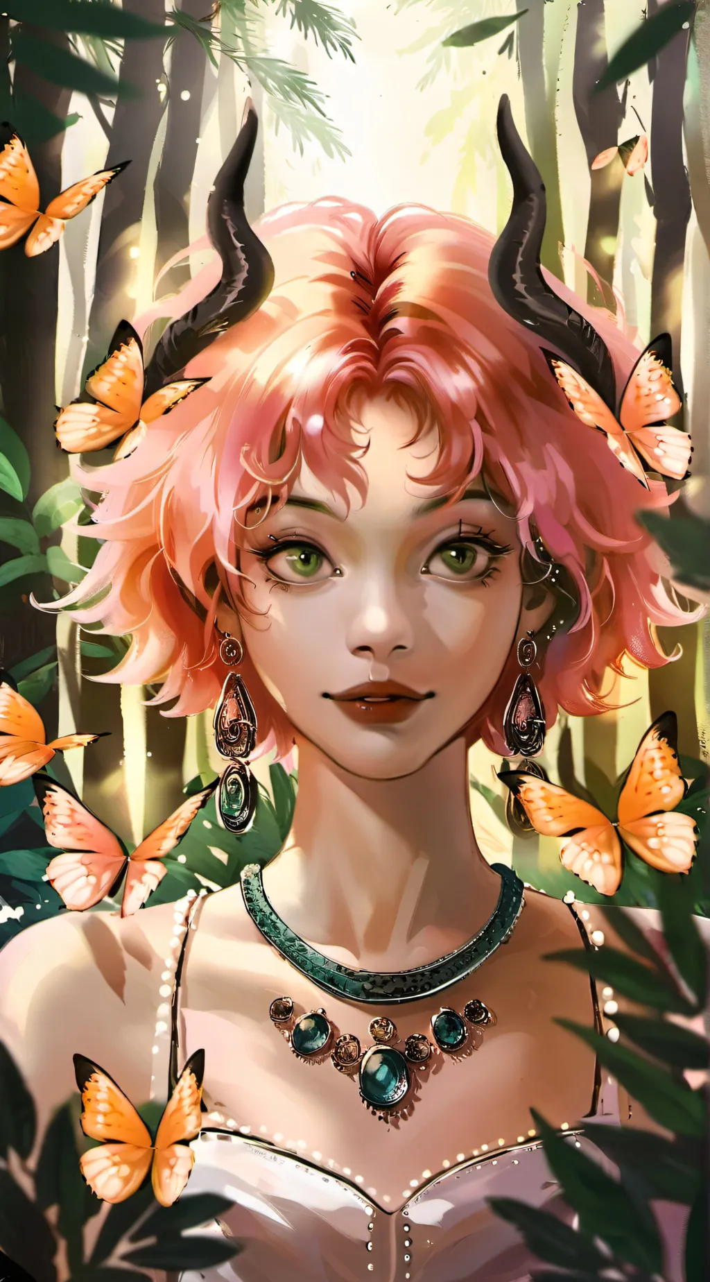 ai character: Melanie Martinez  background