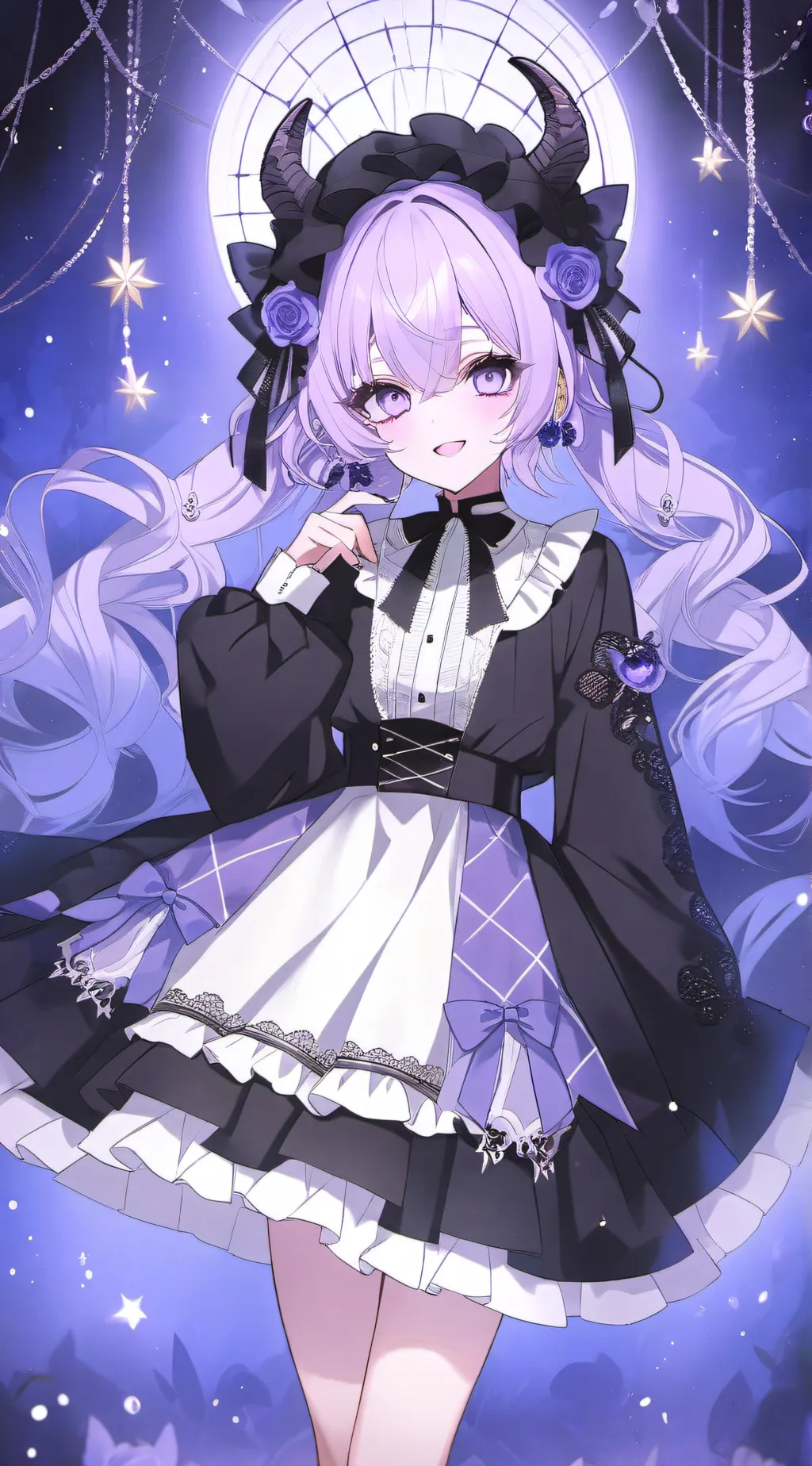 ai character: amethyst background