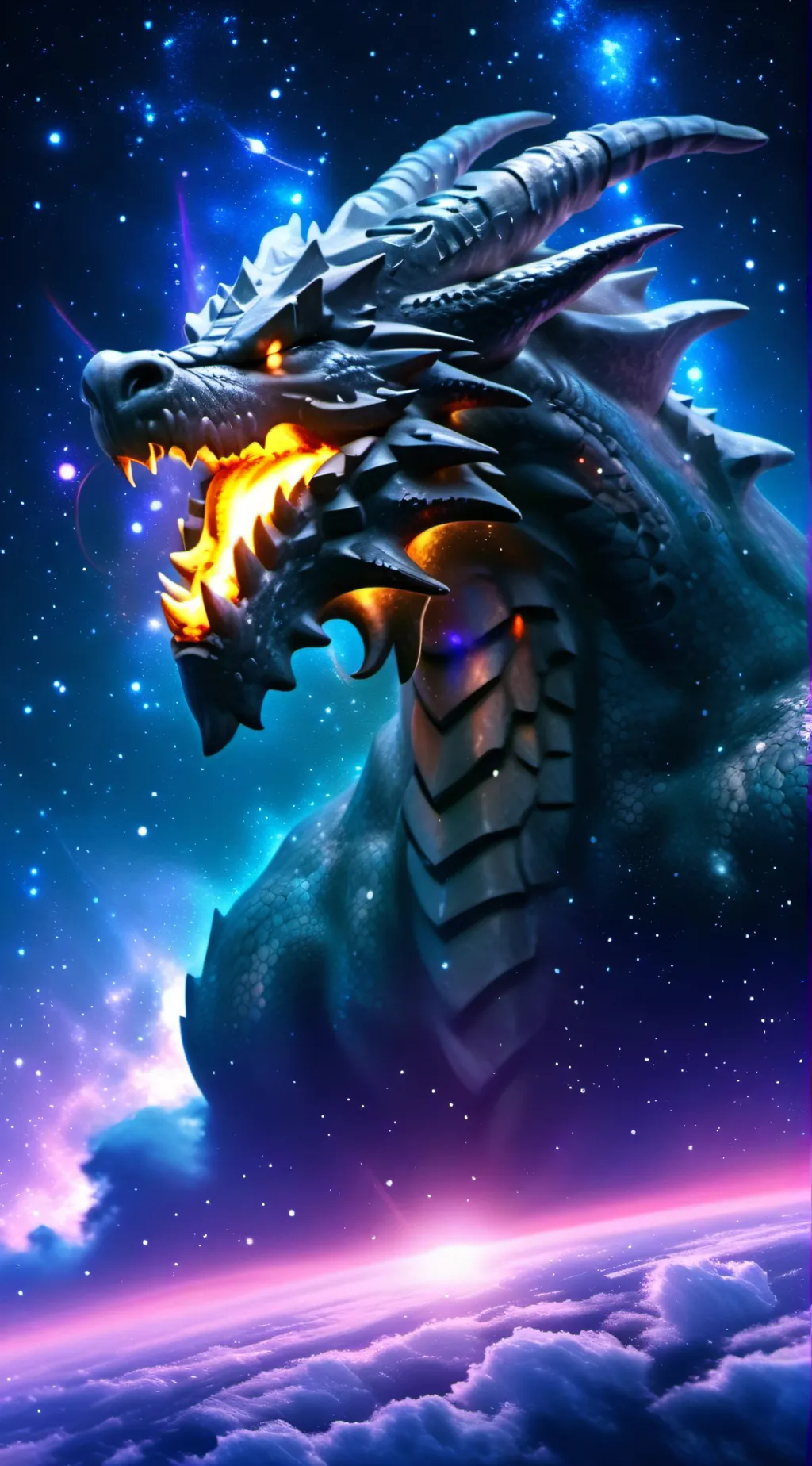 ai character: the dragon belly background