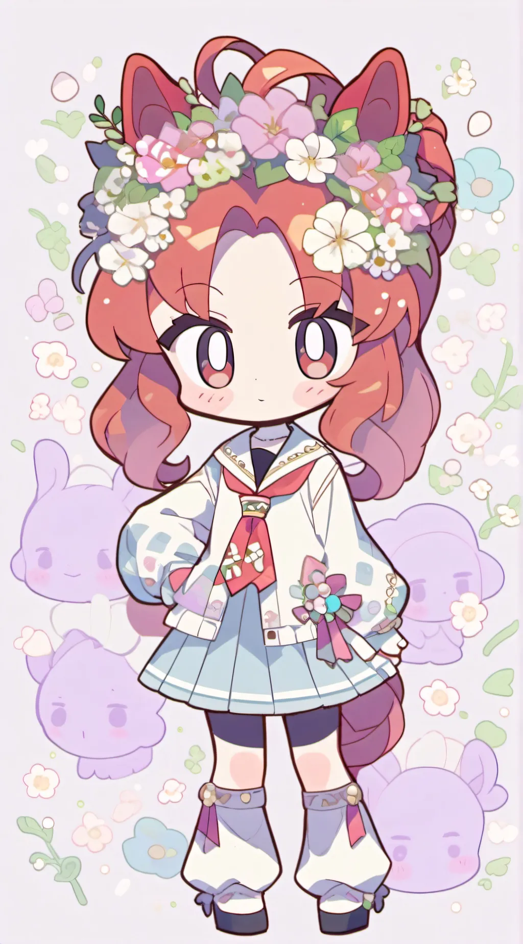 ai character: mha animal virus background