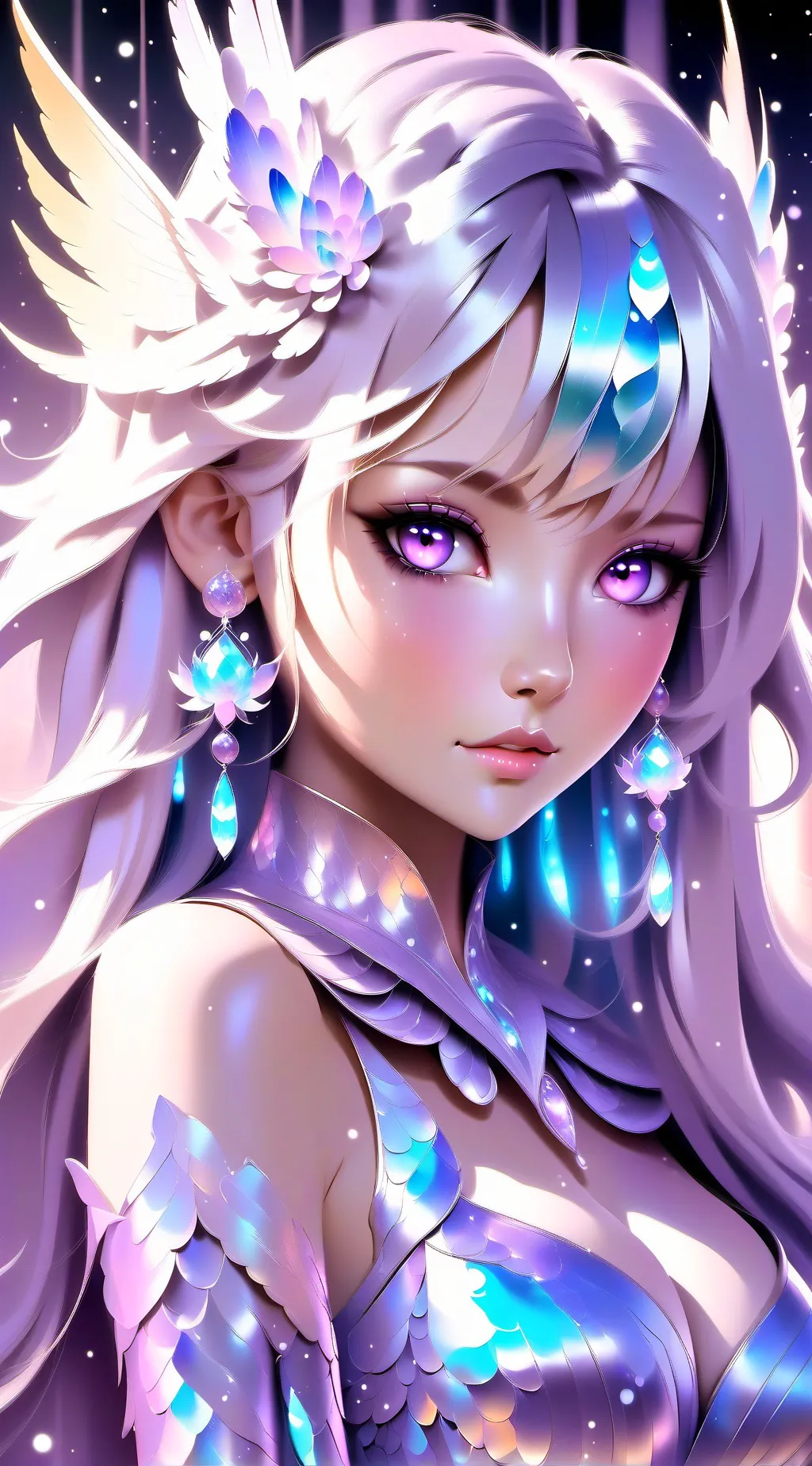 ai character: Mha scary background