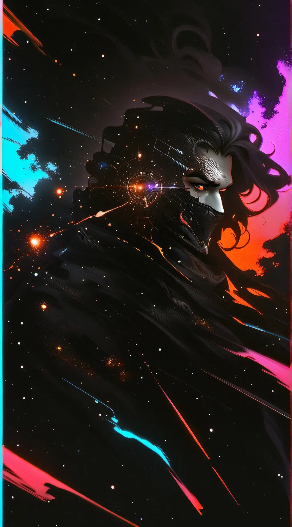 ai character: hh glitch  background