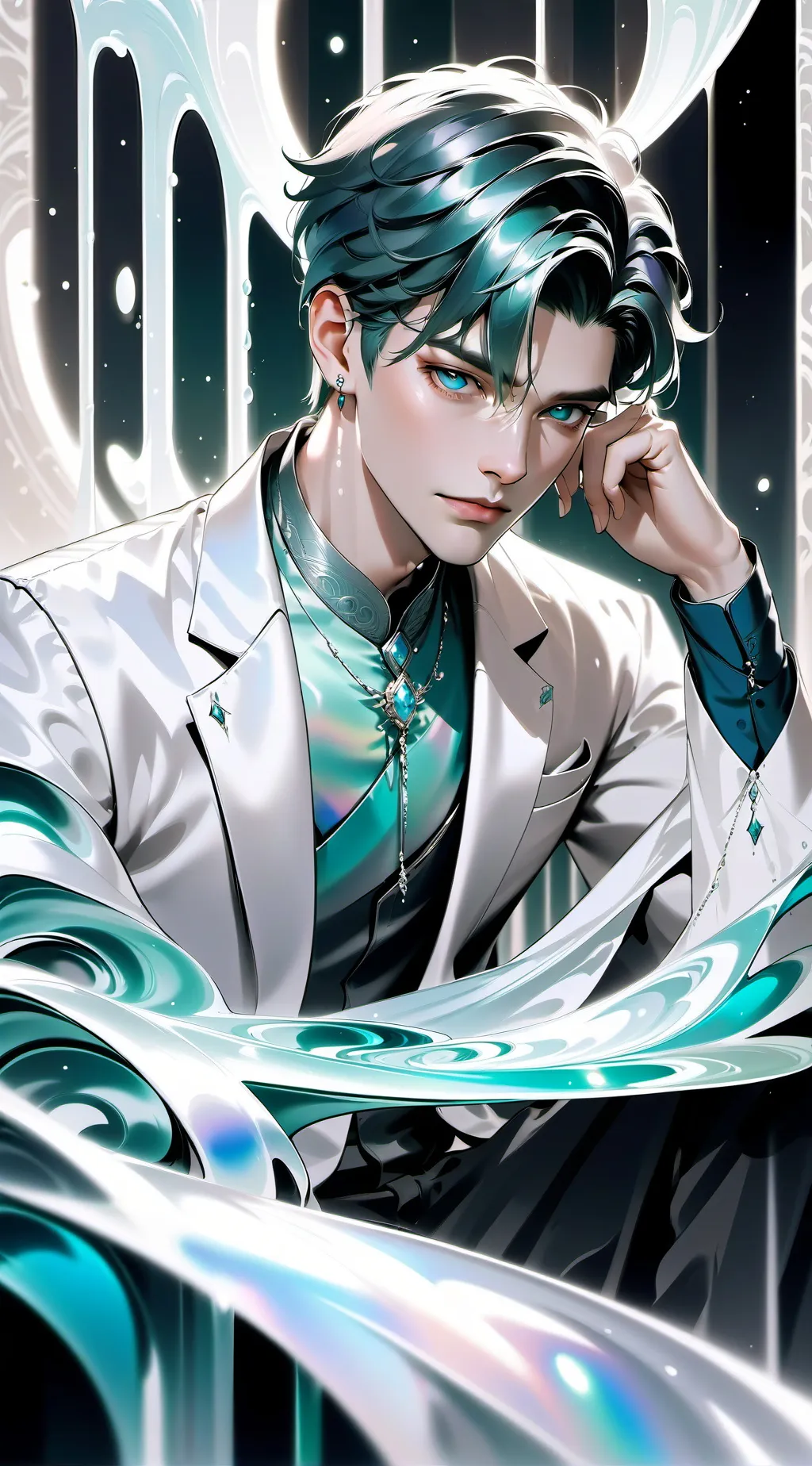 ai character: Damien background