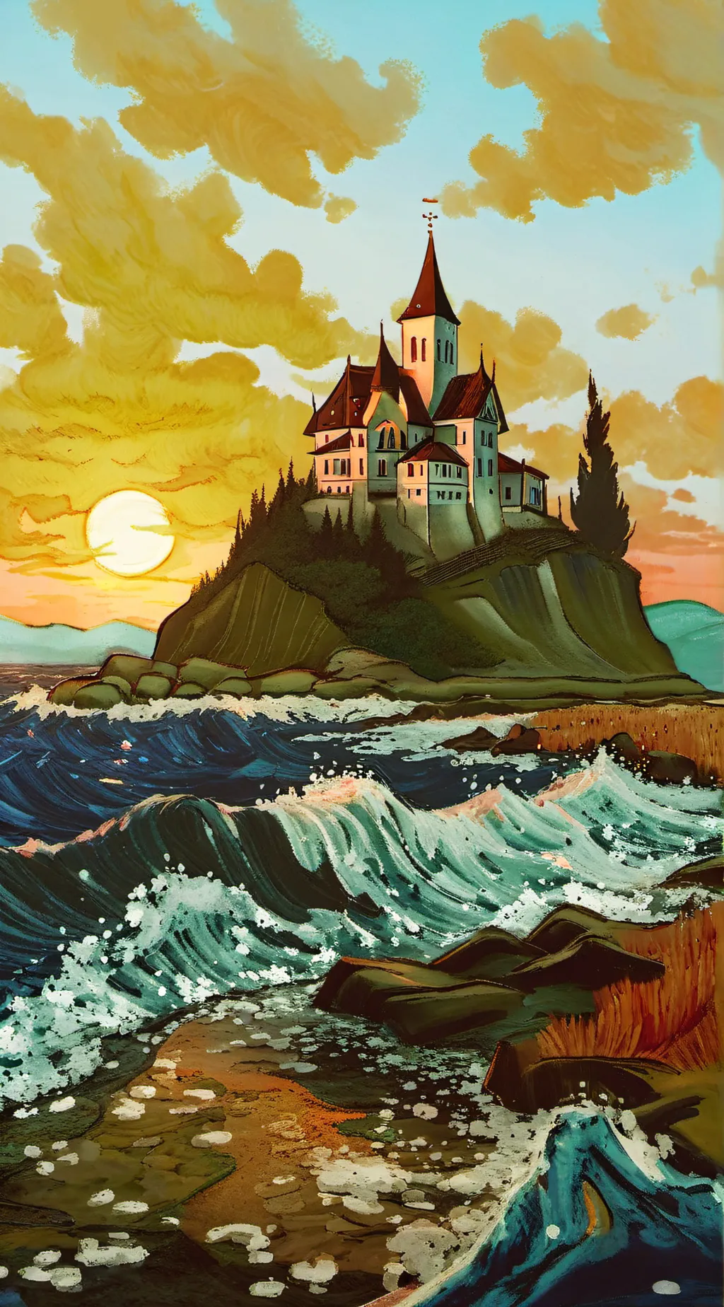 ai character: Hogwarts background